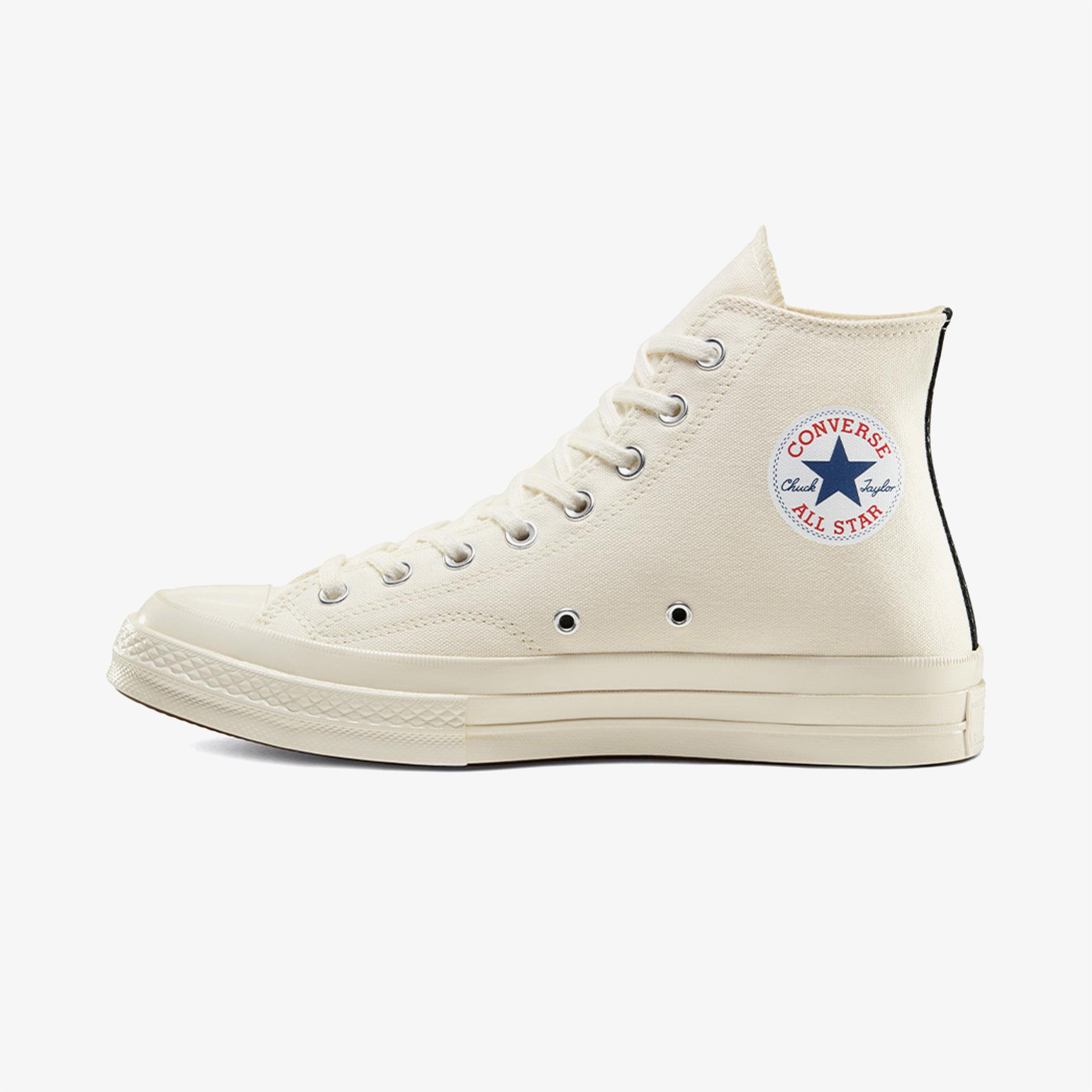 Converse X Comme Des Garçons Play Chuck 70 Unisex Beyaz Sneaker