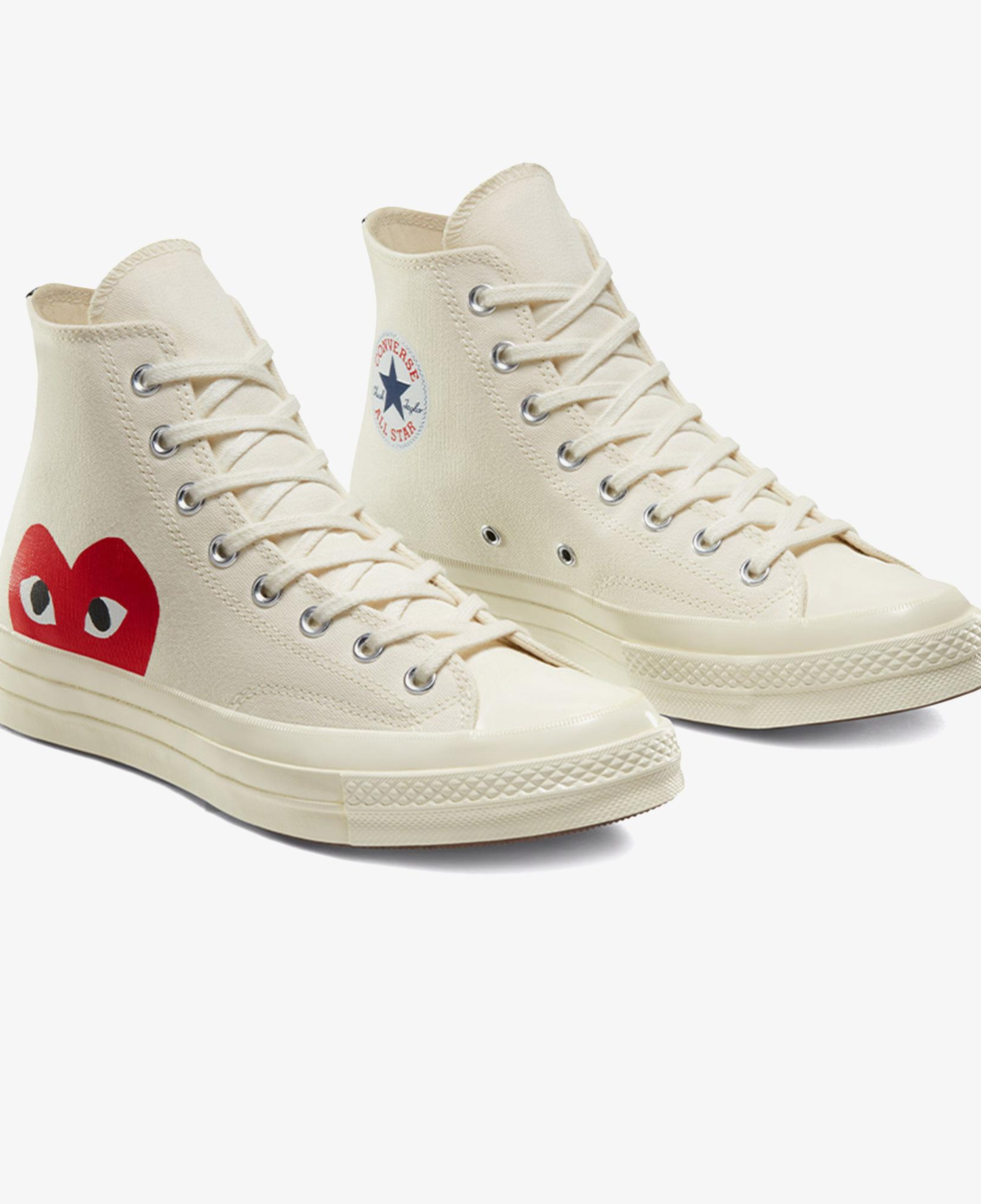 Converse X Comme Des Garçons Play Chuck 70 Unisex Beyaz Sneaker