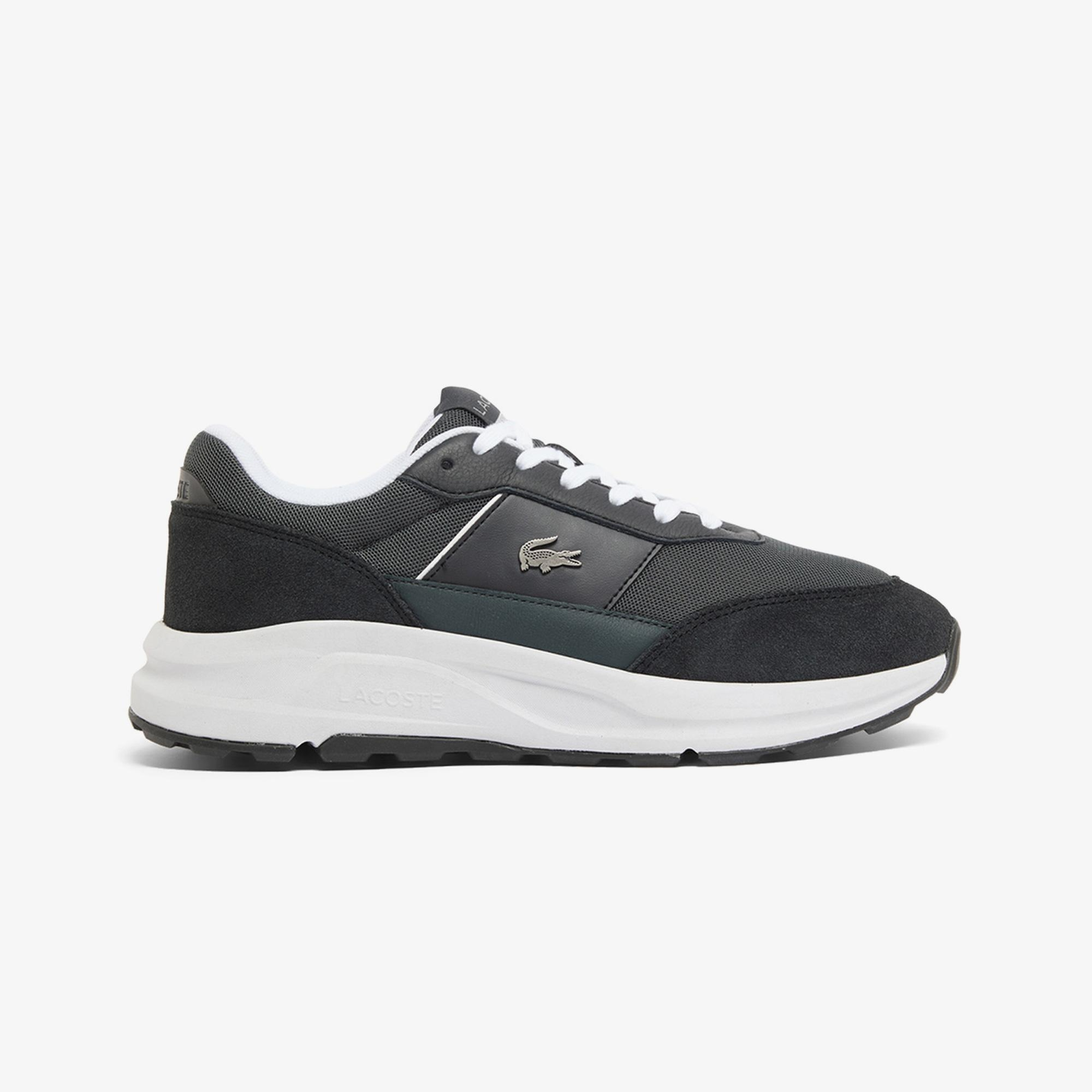 Lacoste Run Set CGR Bar Erkek Koyu Gri Sneaker