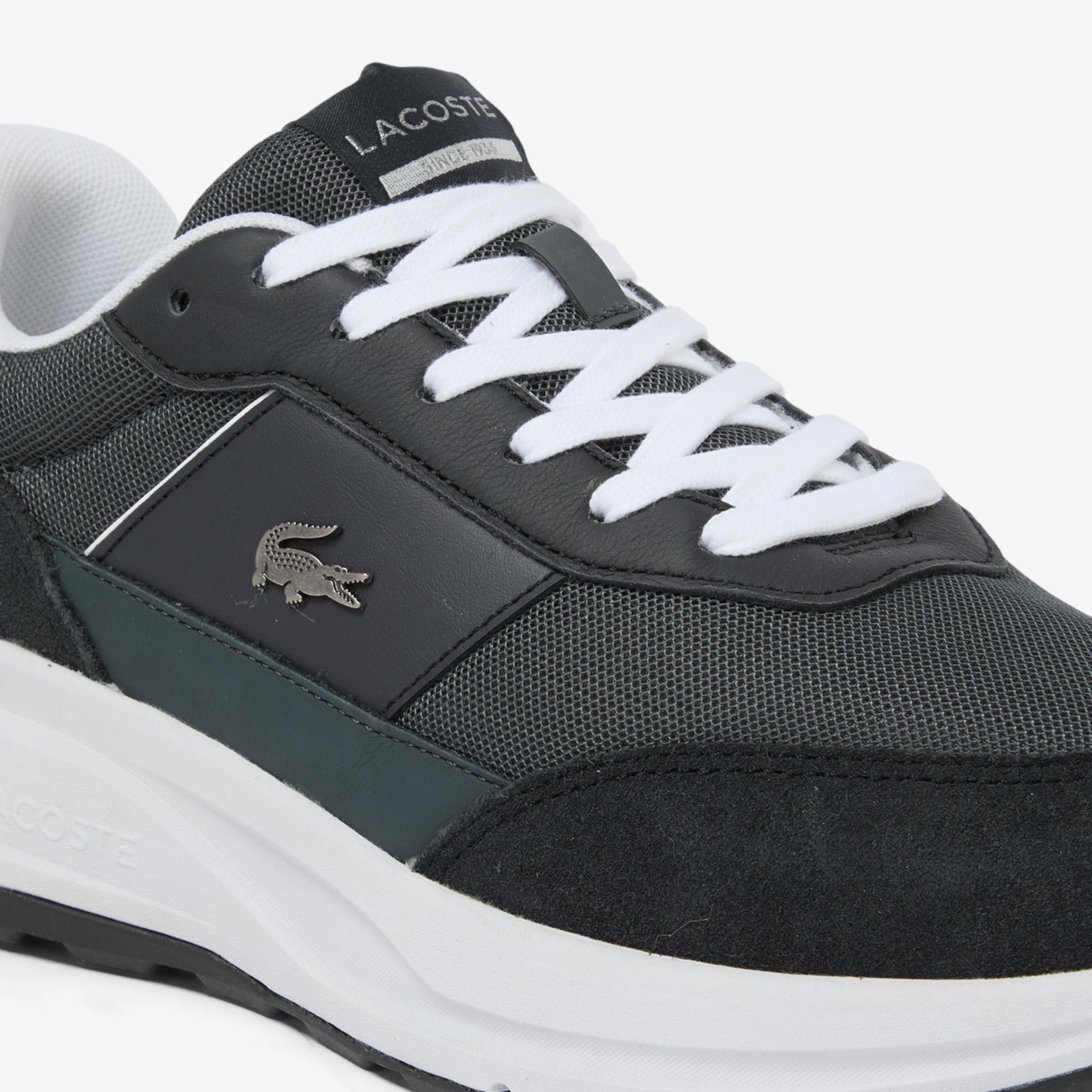 Lacoste Run Set CGR Bar Erkek Koyu Gri Sneaker