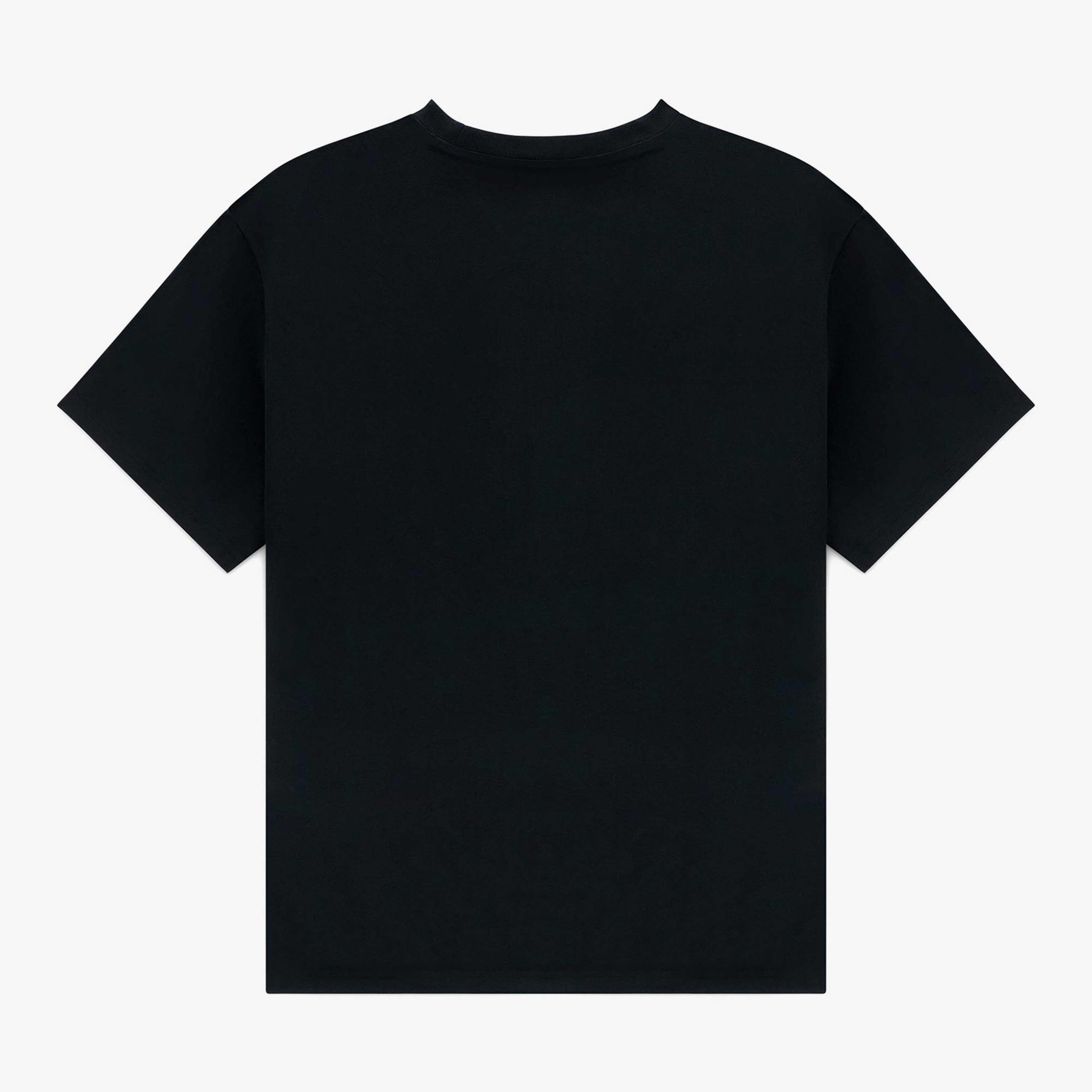 Converse Unisex Loose Fit Siyah T-Shirt