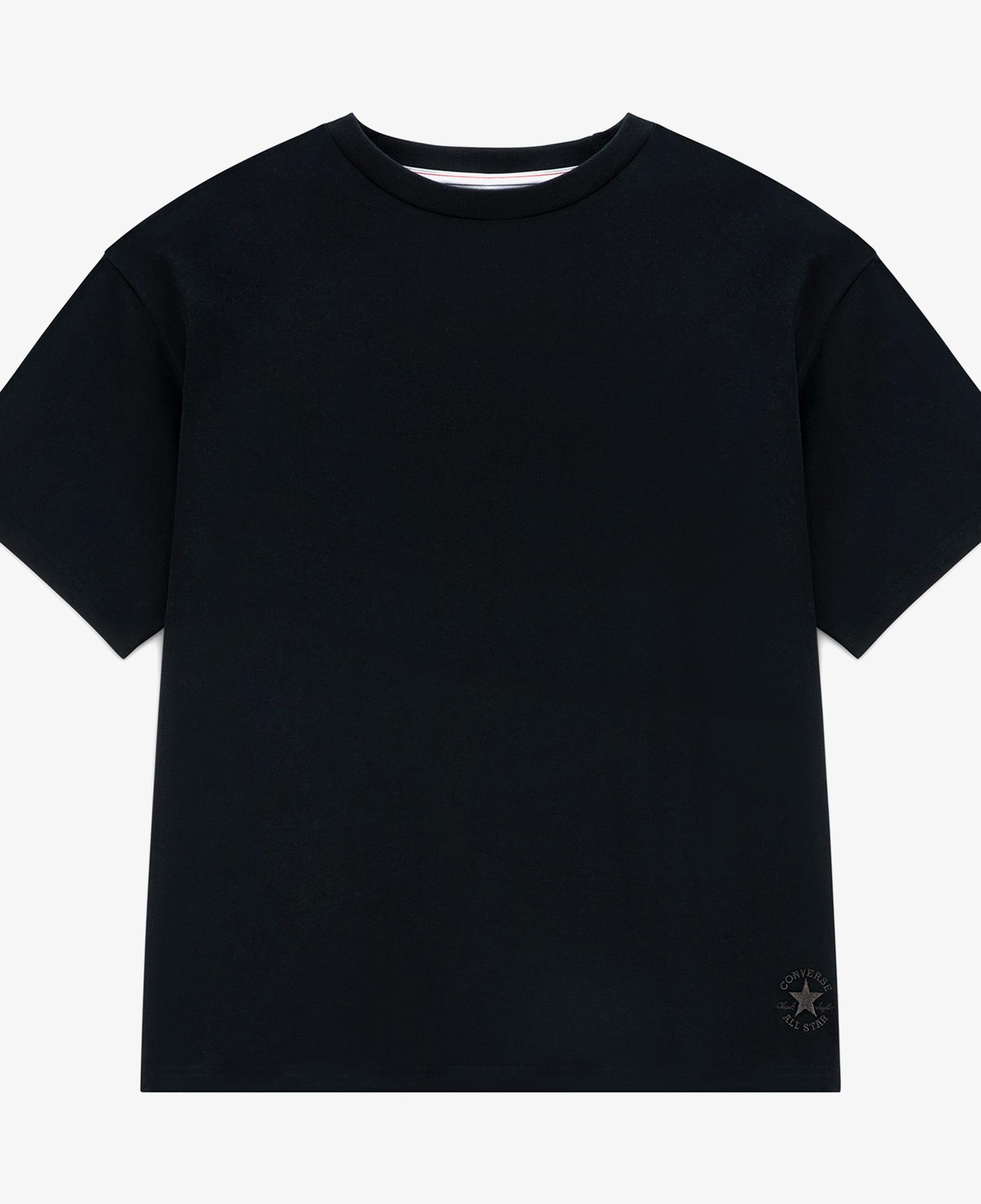 Converse Unisex Loose Fit Siyah T-Shirt