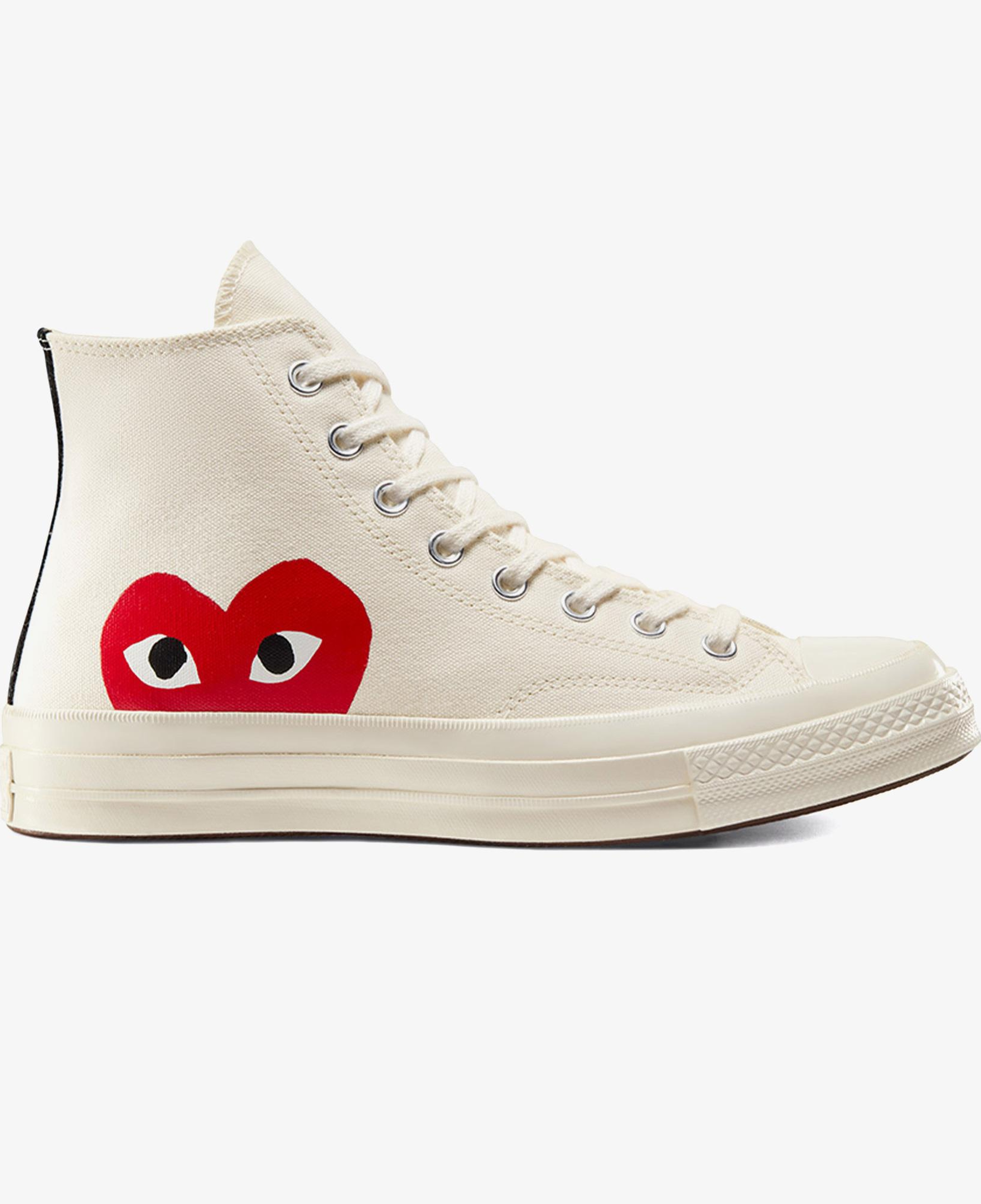 Converse X Comme Des Garçons Play Chuck 70 Unisex Beyaz Sneaker