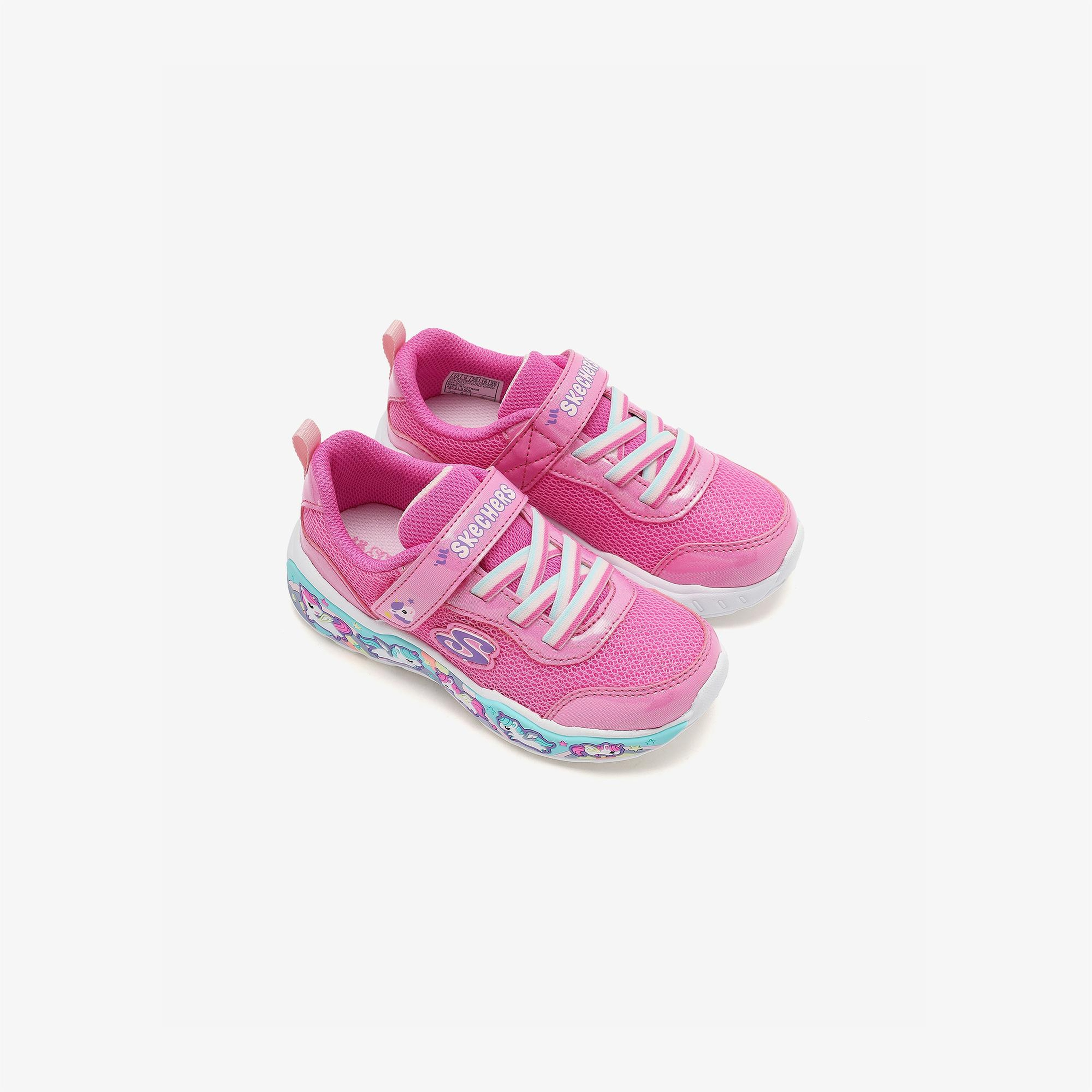 Skechers Play Scene - Fun Squad Çocuk Pembe Spor Ayakkabı