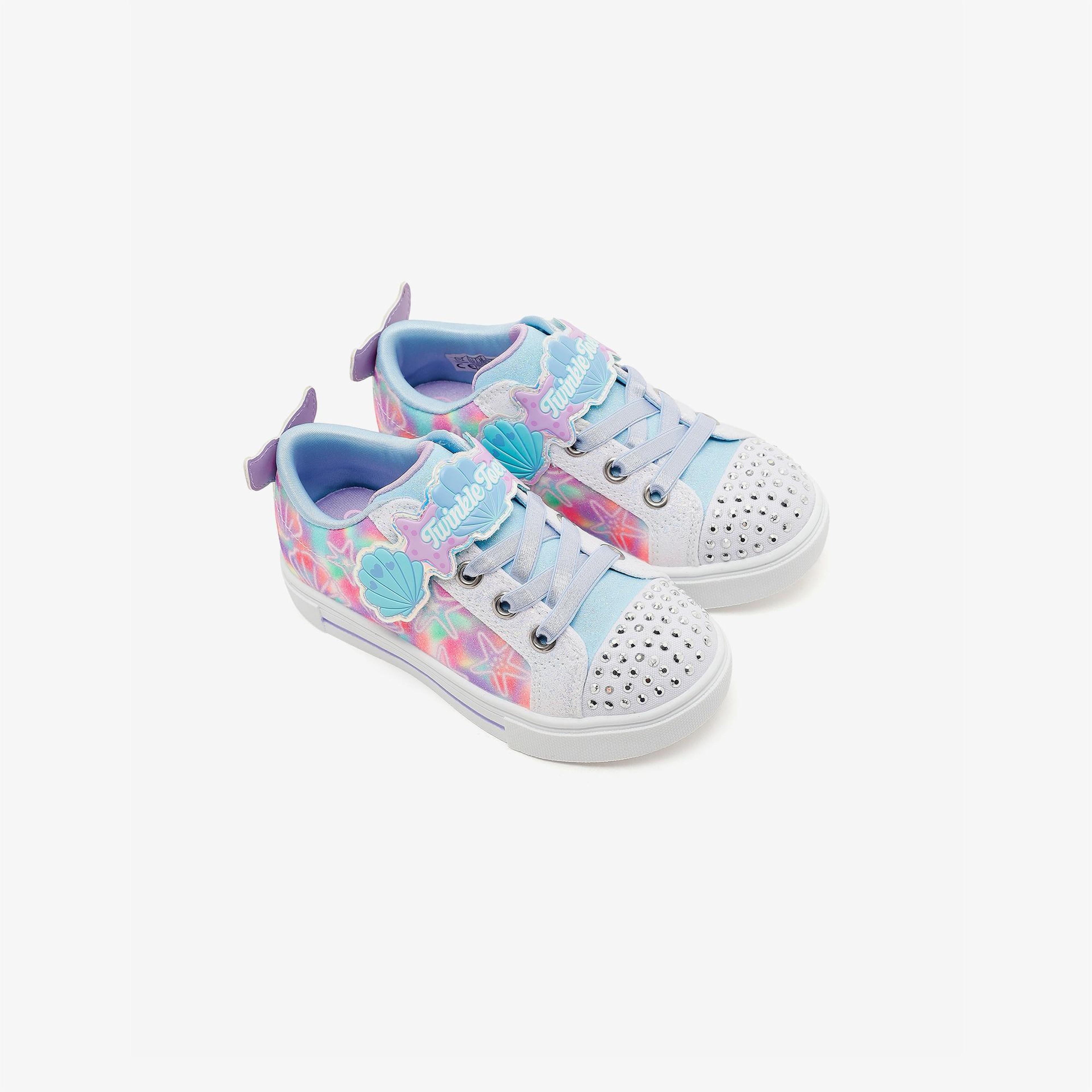 Skechers Twinkle Sparks Underwater Magic Çocuk Beyaz Spor Ayakkabı