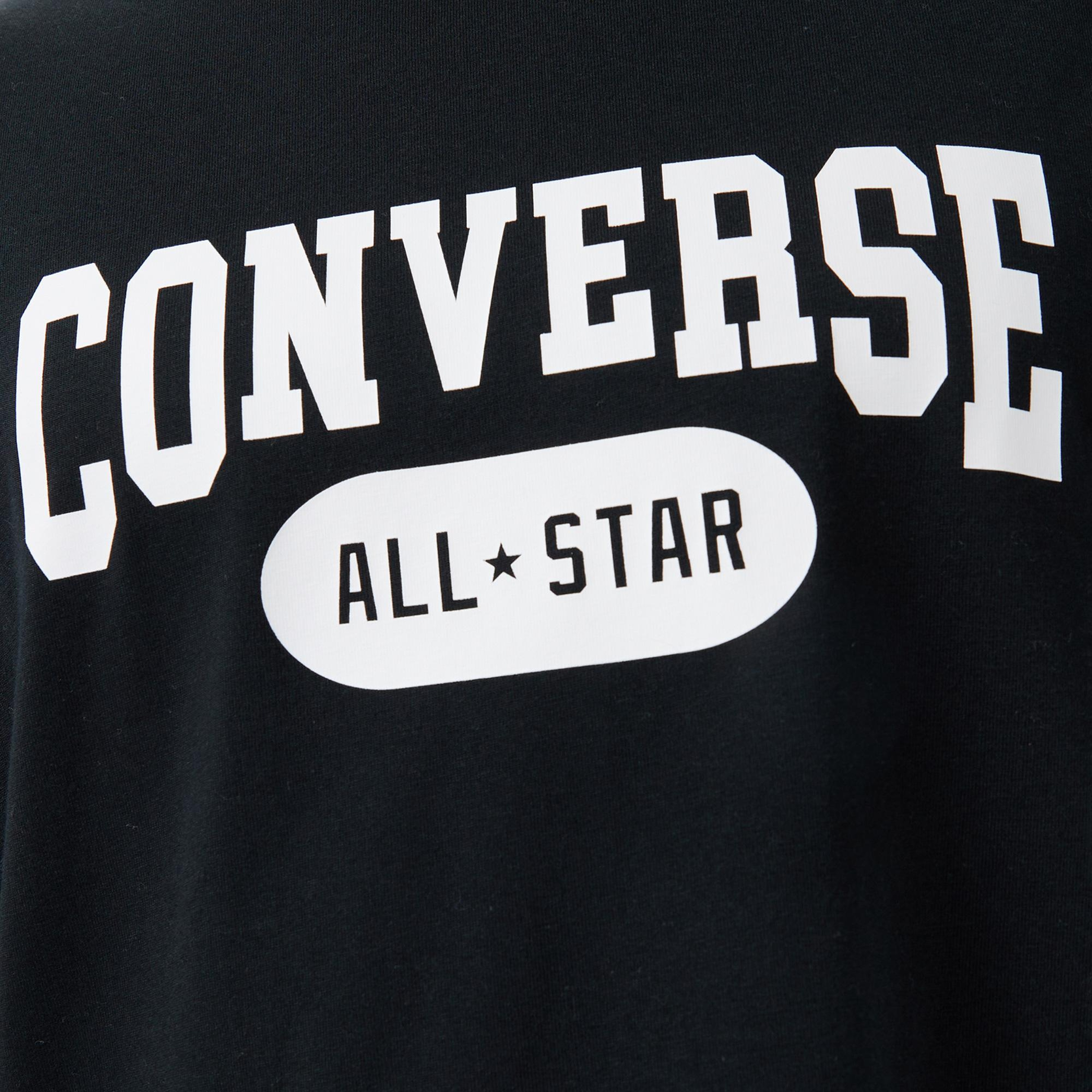 Converse Erkek Baskılı Siyah T-Shirt