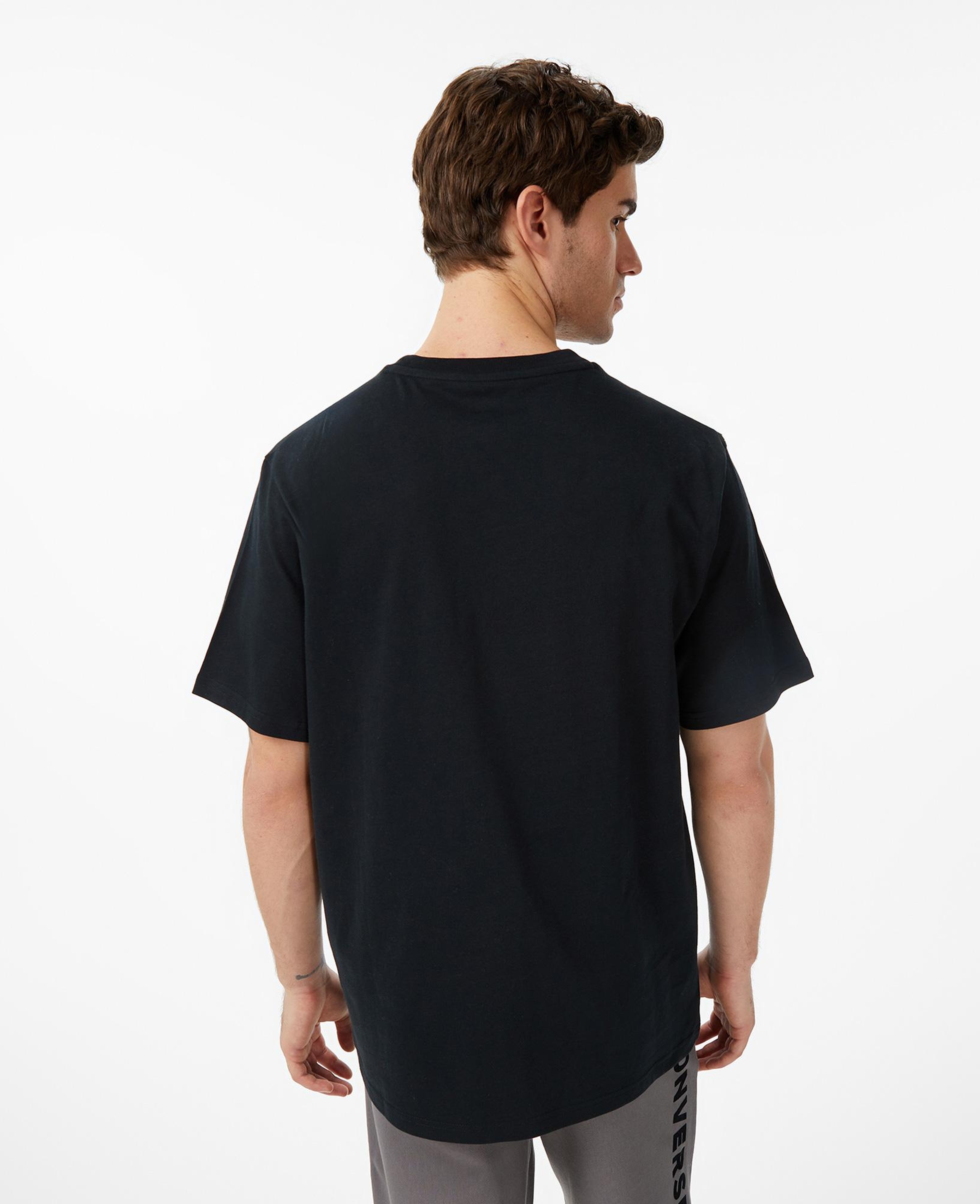 Converse Erkek Baskılı Siyah T-Shirt