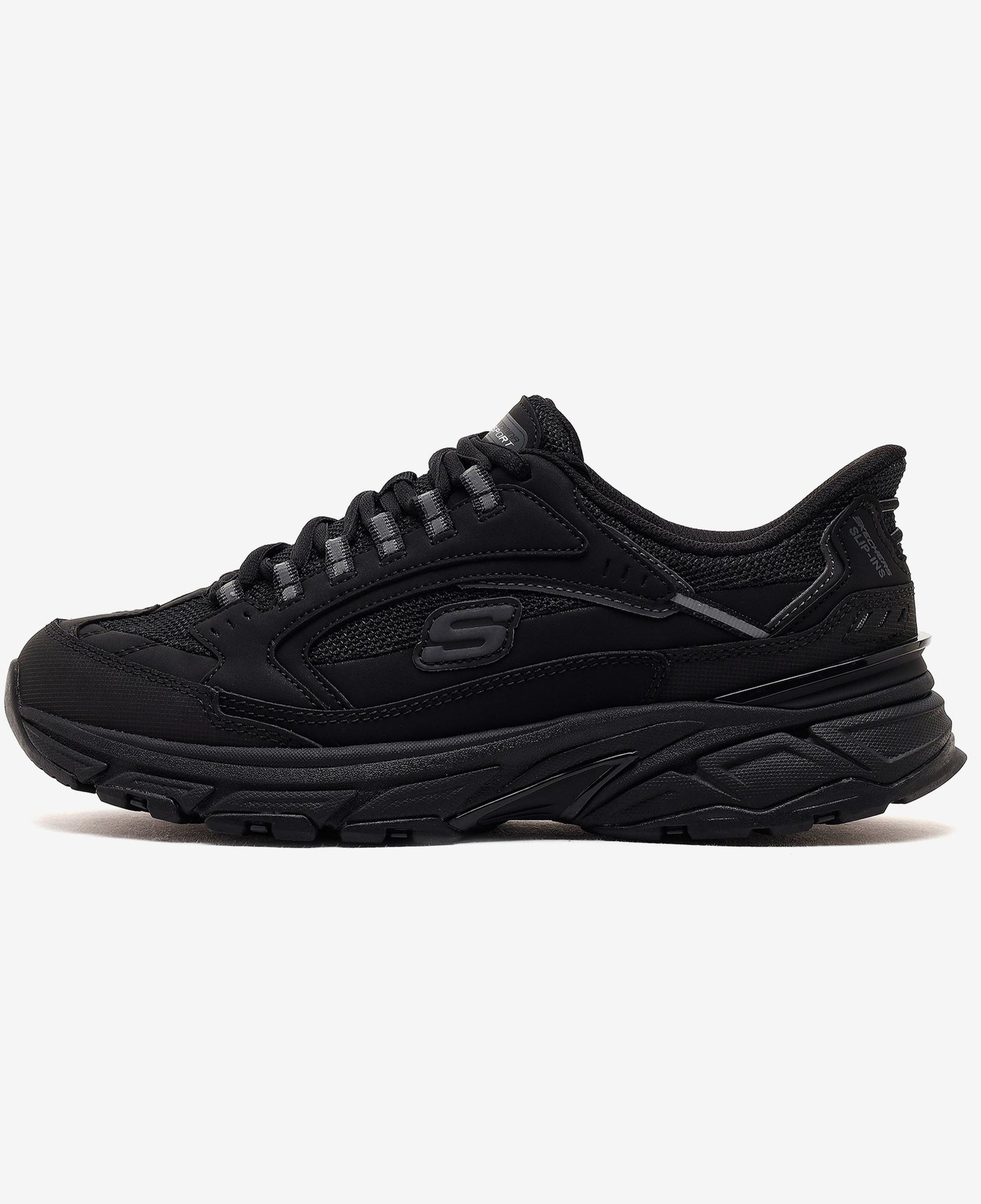 Skechers Stamina Sport Erkek Siyah Sneaker