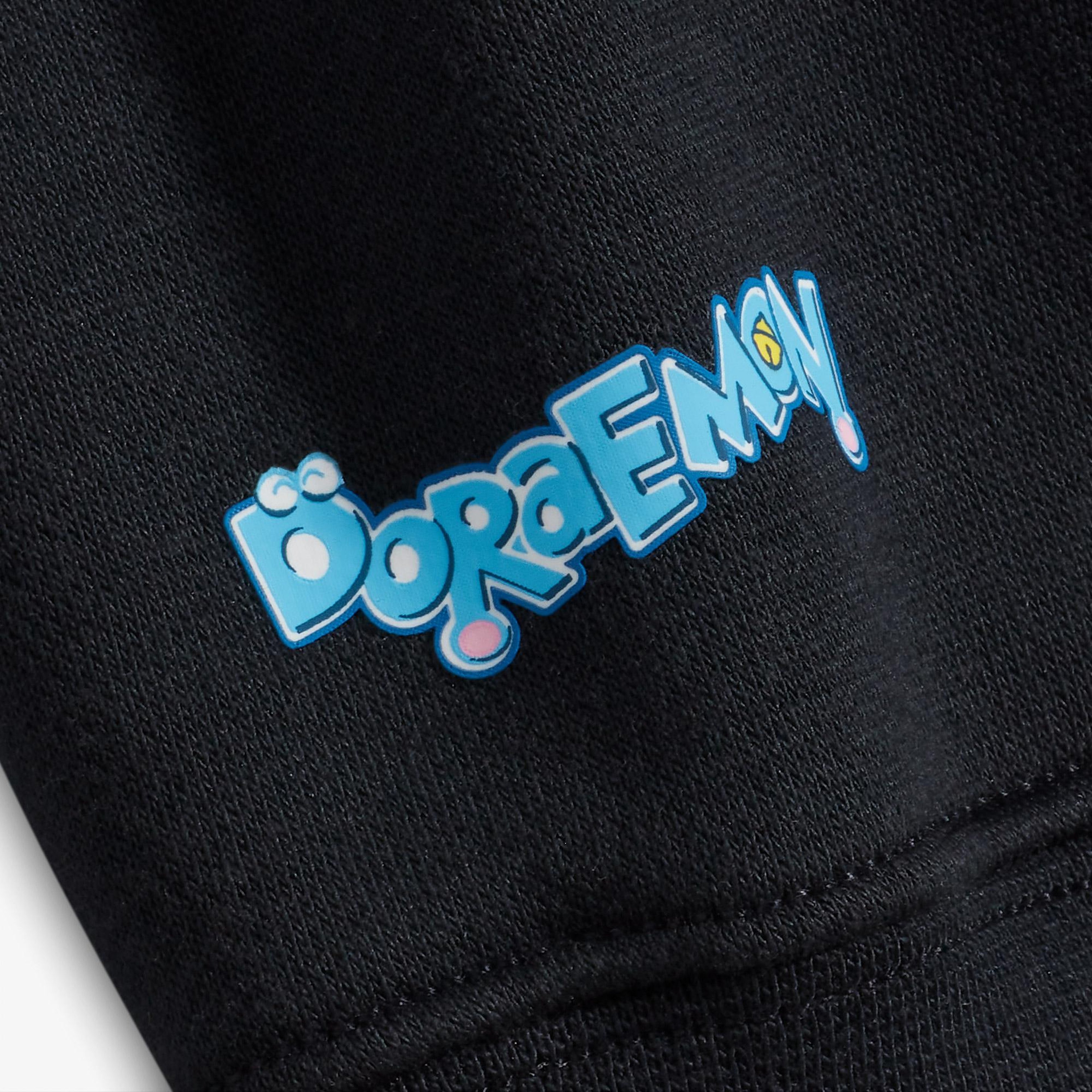 Converse x Doraemon Unisex Siyah Sweatshirt