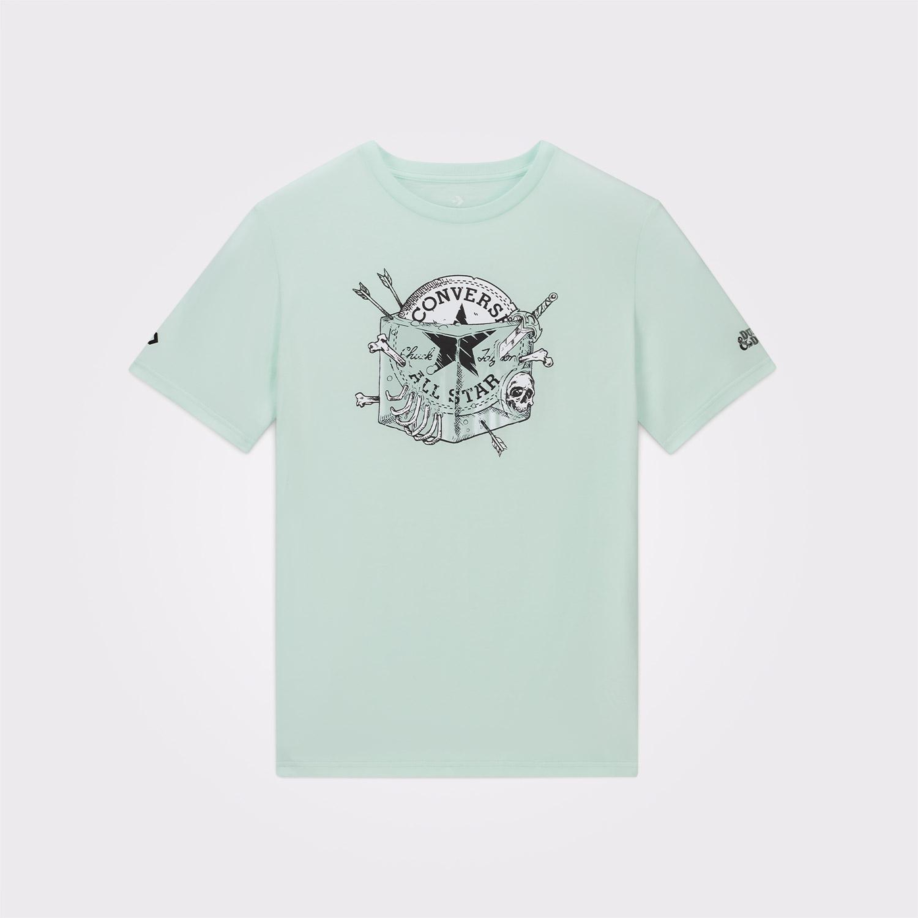 Converse x Dungeons & Dragons Unisex Yeşil T-Shirt