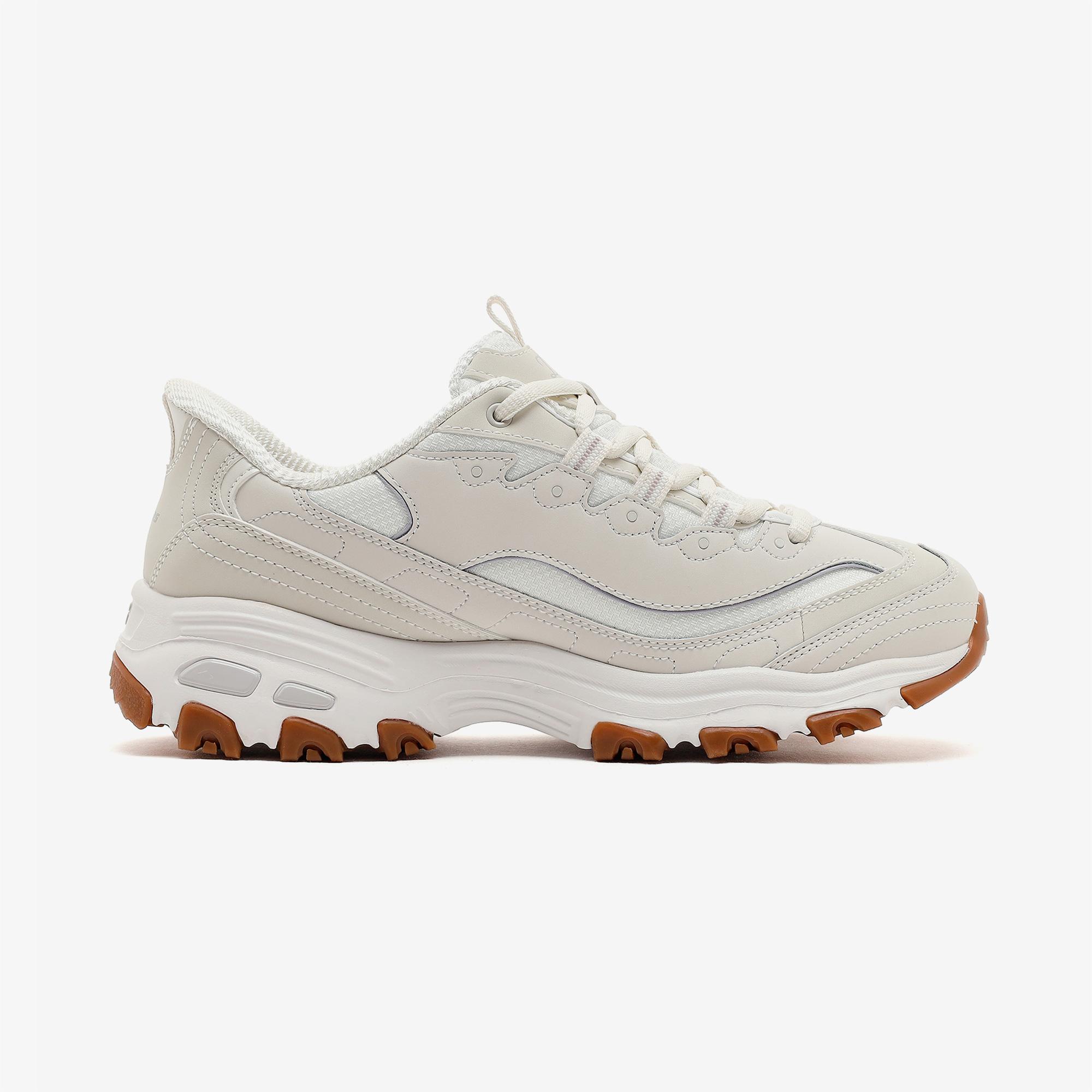 Skechers D'Lites Kadın Beyaz Sneaker