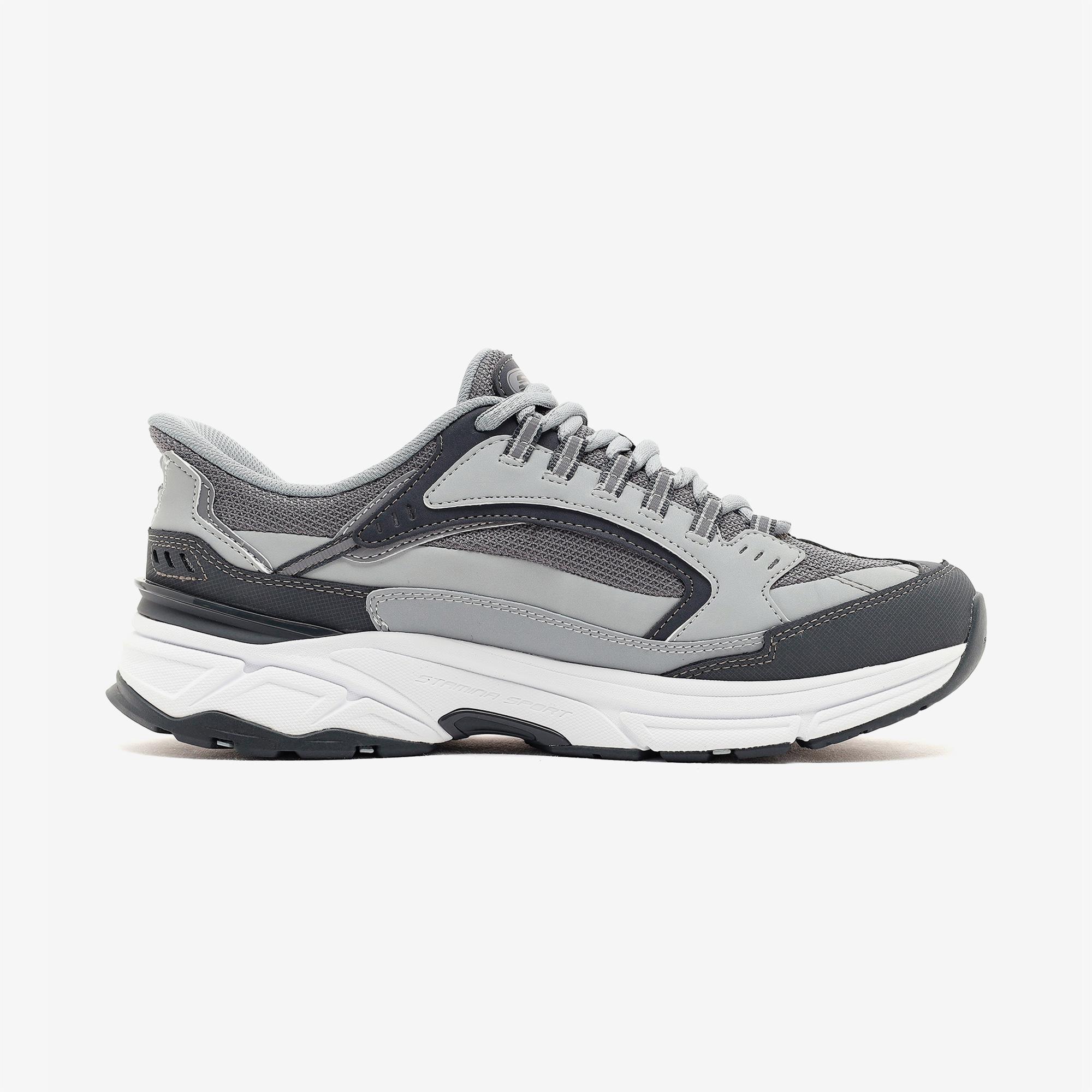 Skechers Stamina Sport Erkek Gri Sneaker