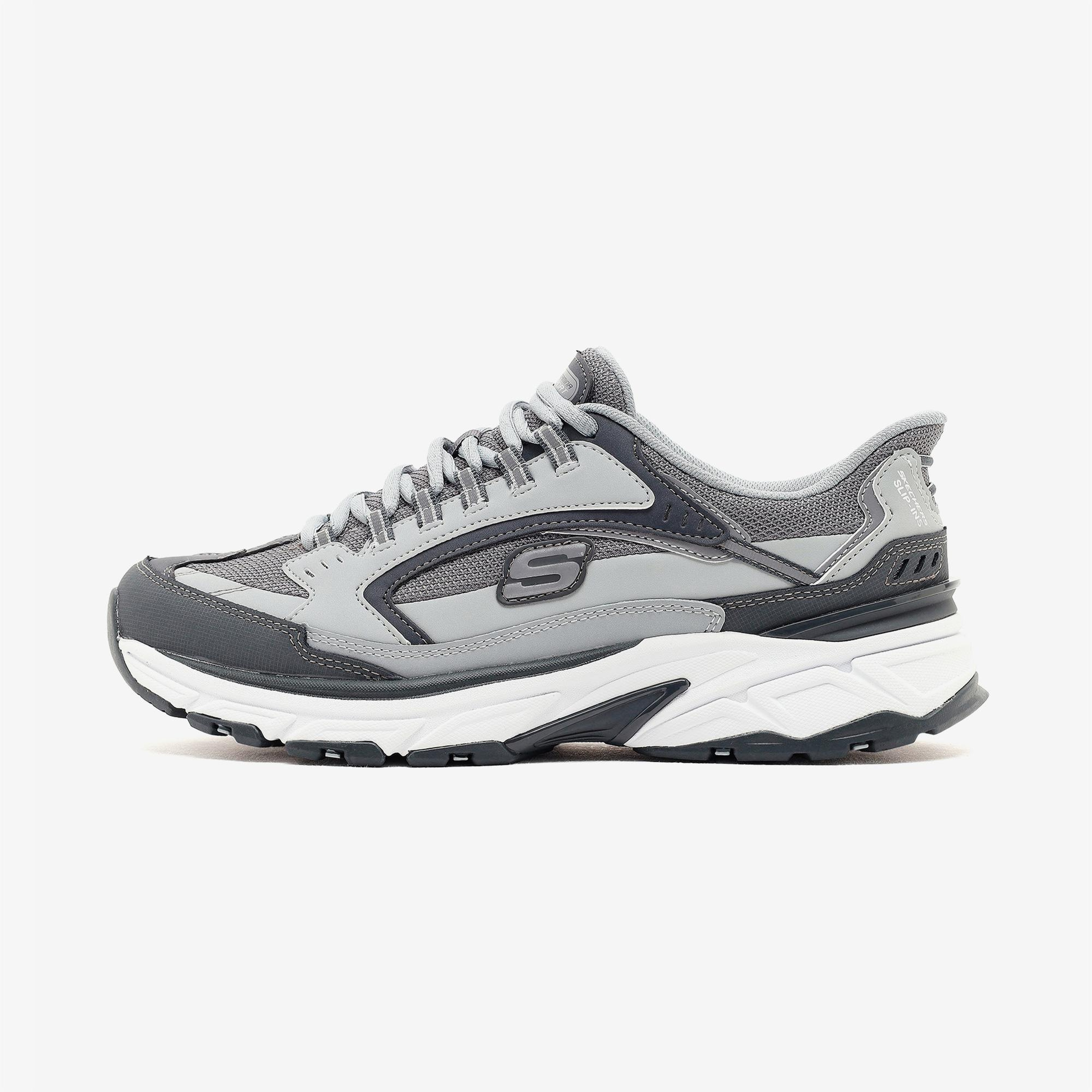 Skechers Stamina Sport Erkek Gri Sneaker