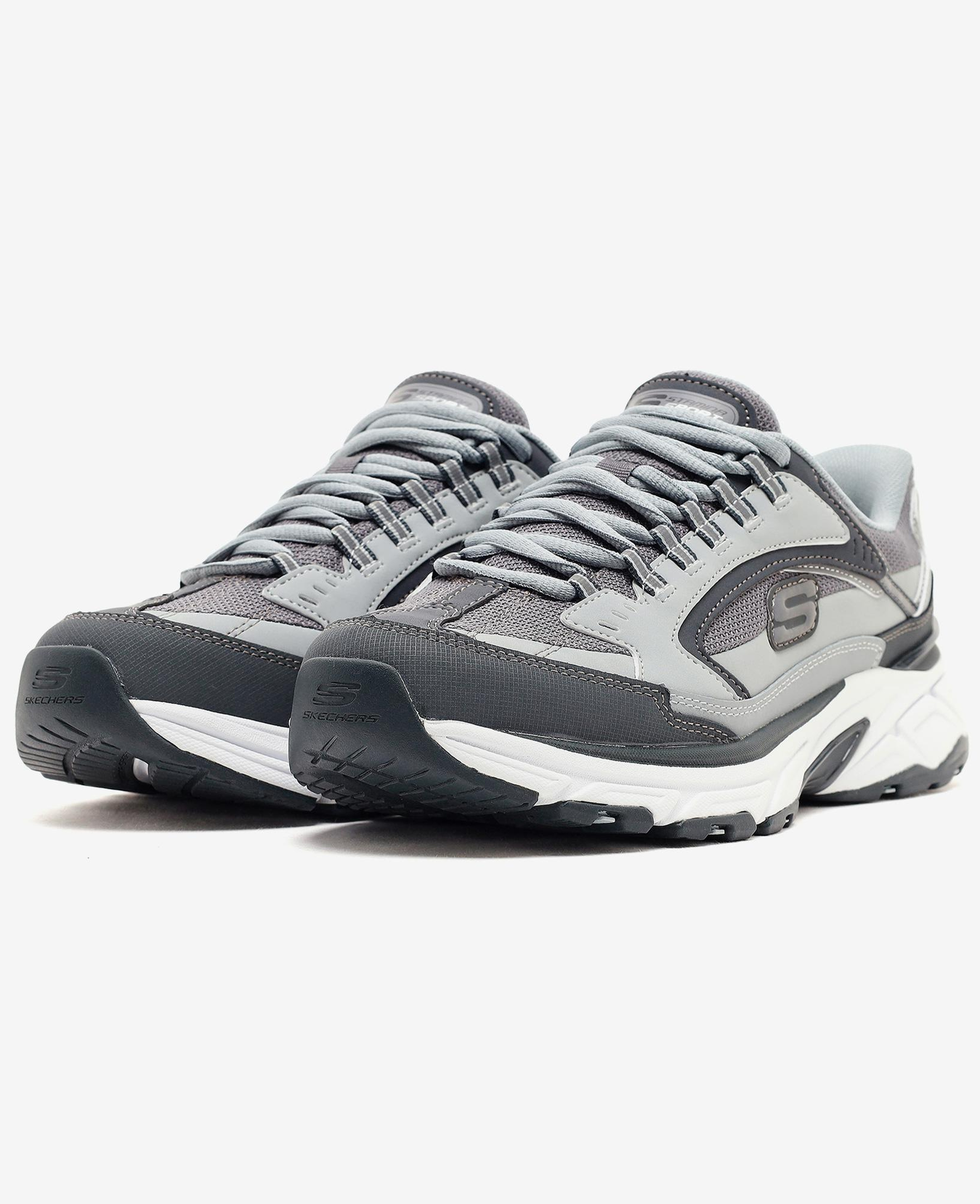 Skechers Stamina Sport Erkek Gri Sneaker