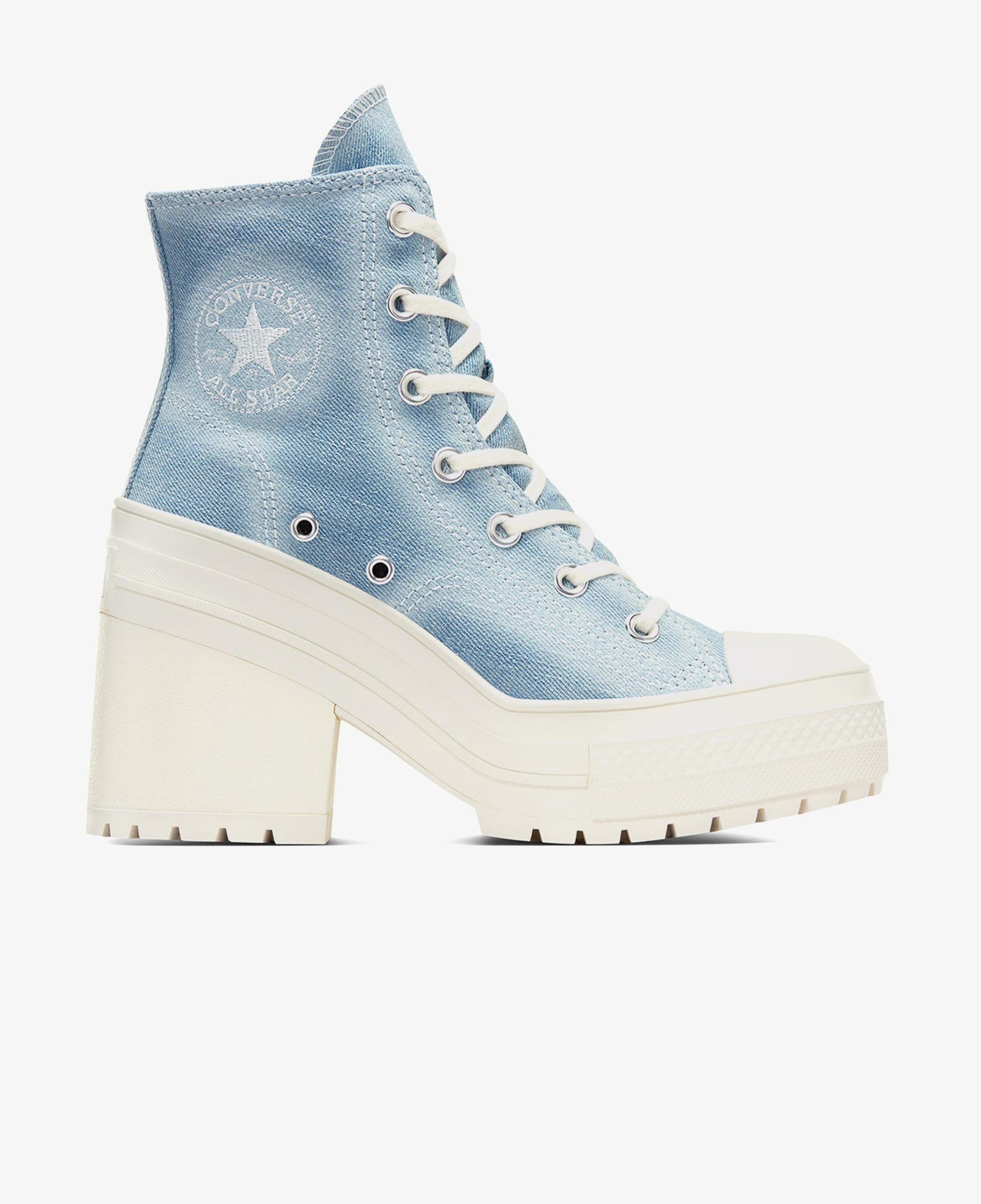 Converse Chuck 70 De Luxe Heel Unisex Denim Platform Sneaker