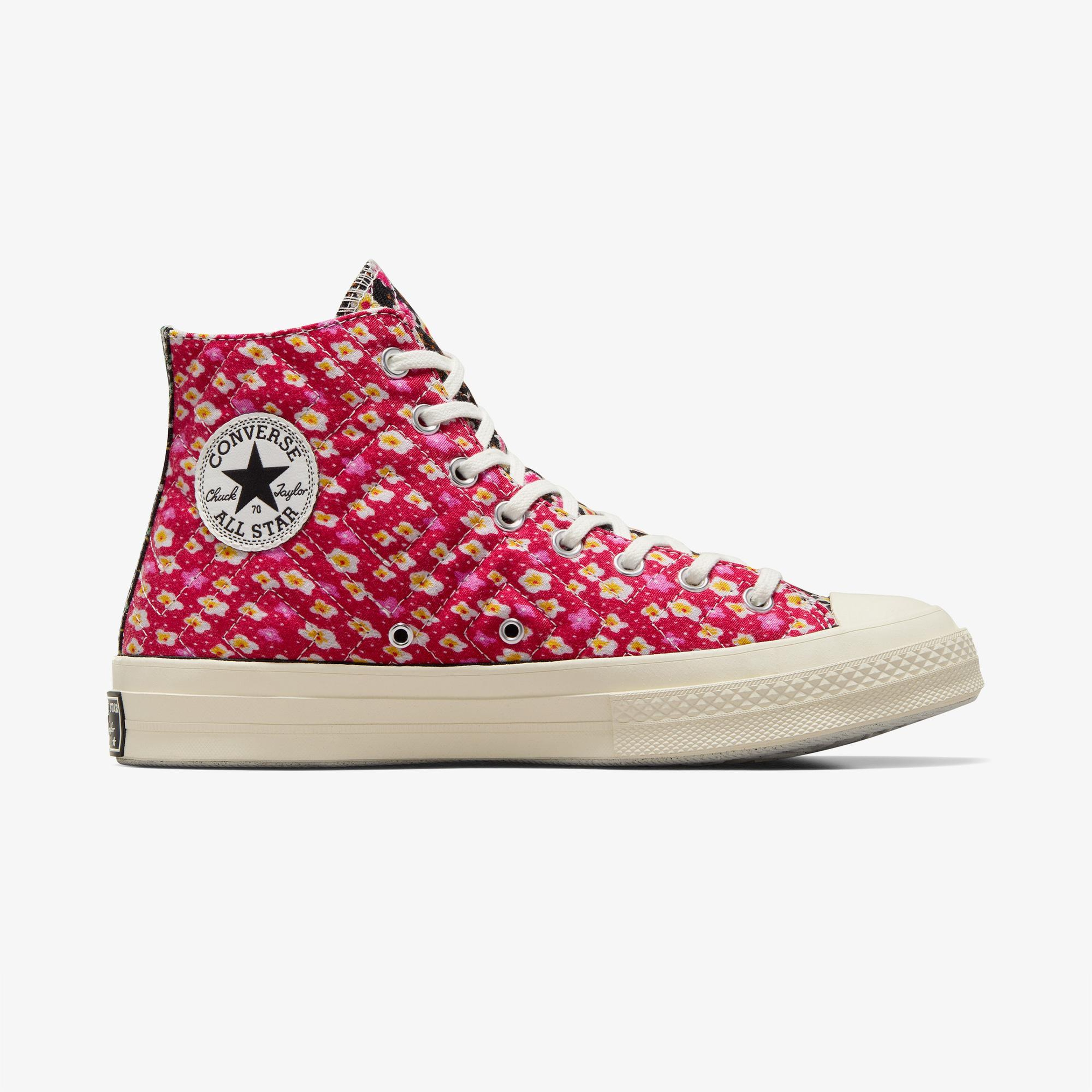 Converse Beyond Retro Upcycled Floral Chuck 70 Kadın Renkli Sneaker