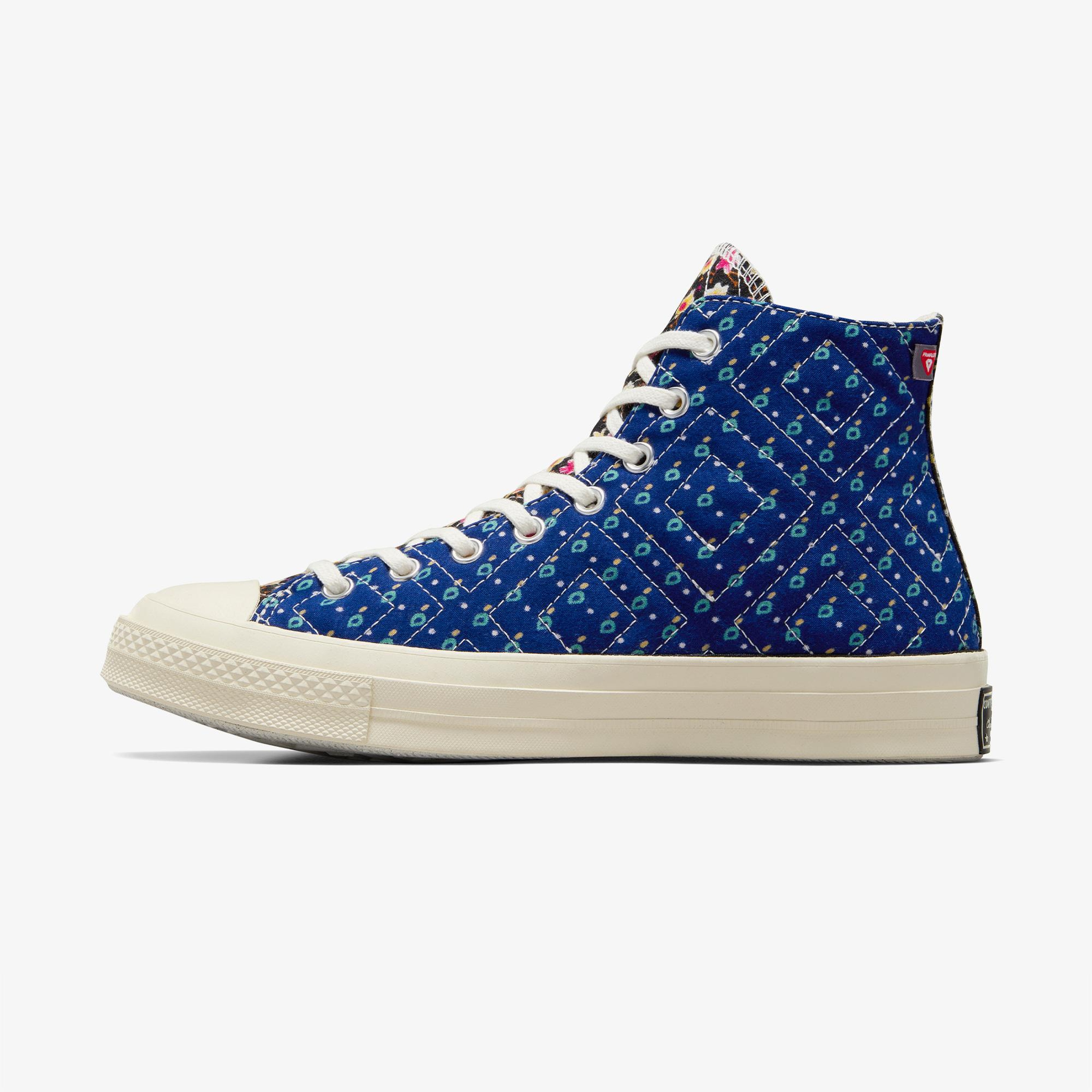 Converse Beyond Retro Upcycled Floral Chuck 70 Kadın Renkli Sneaker