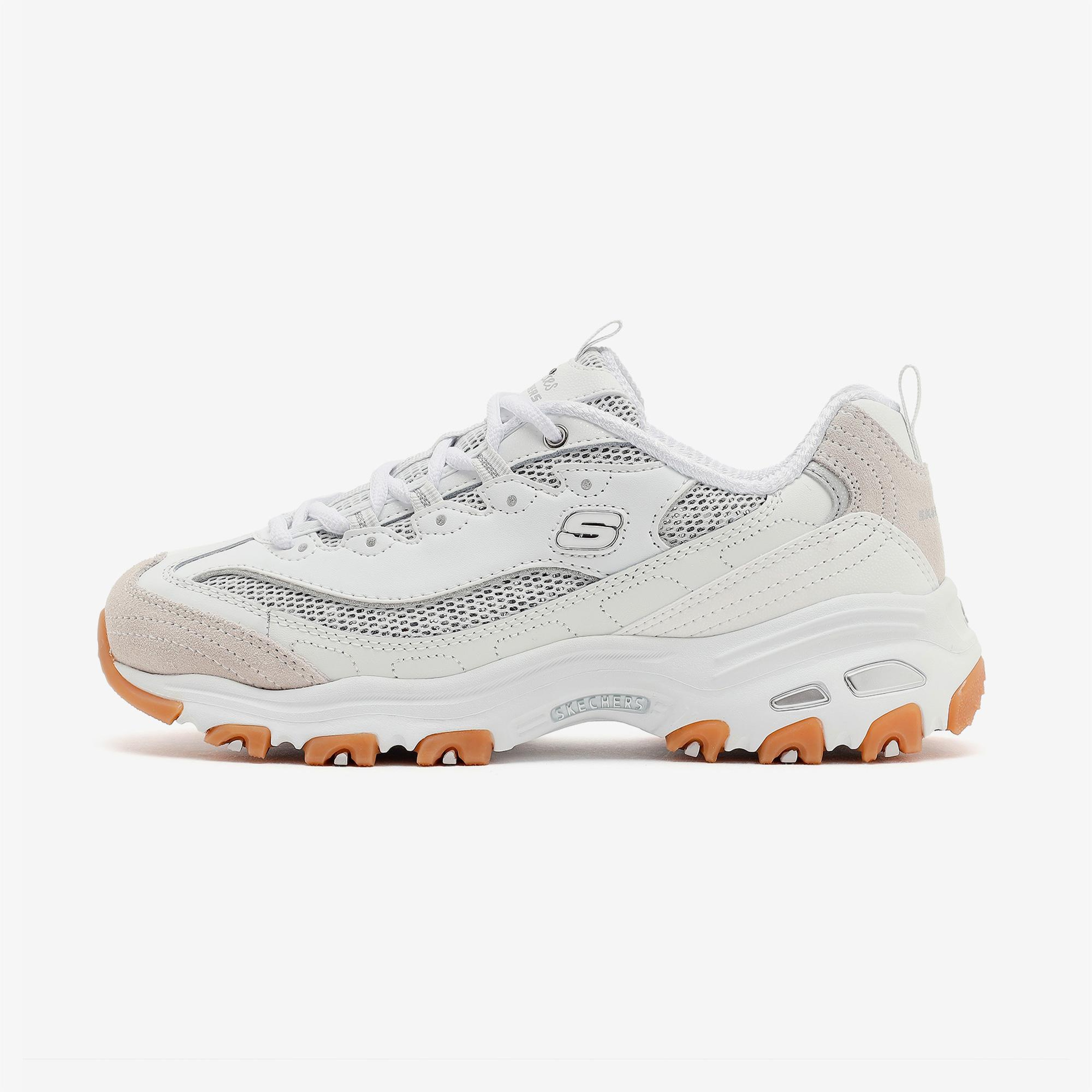 Skechers D'Lites Kadın Beyaz Sneaker