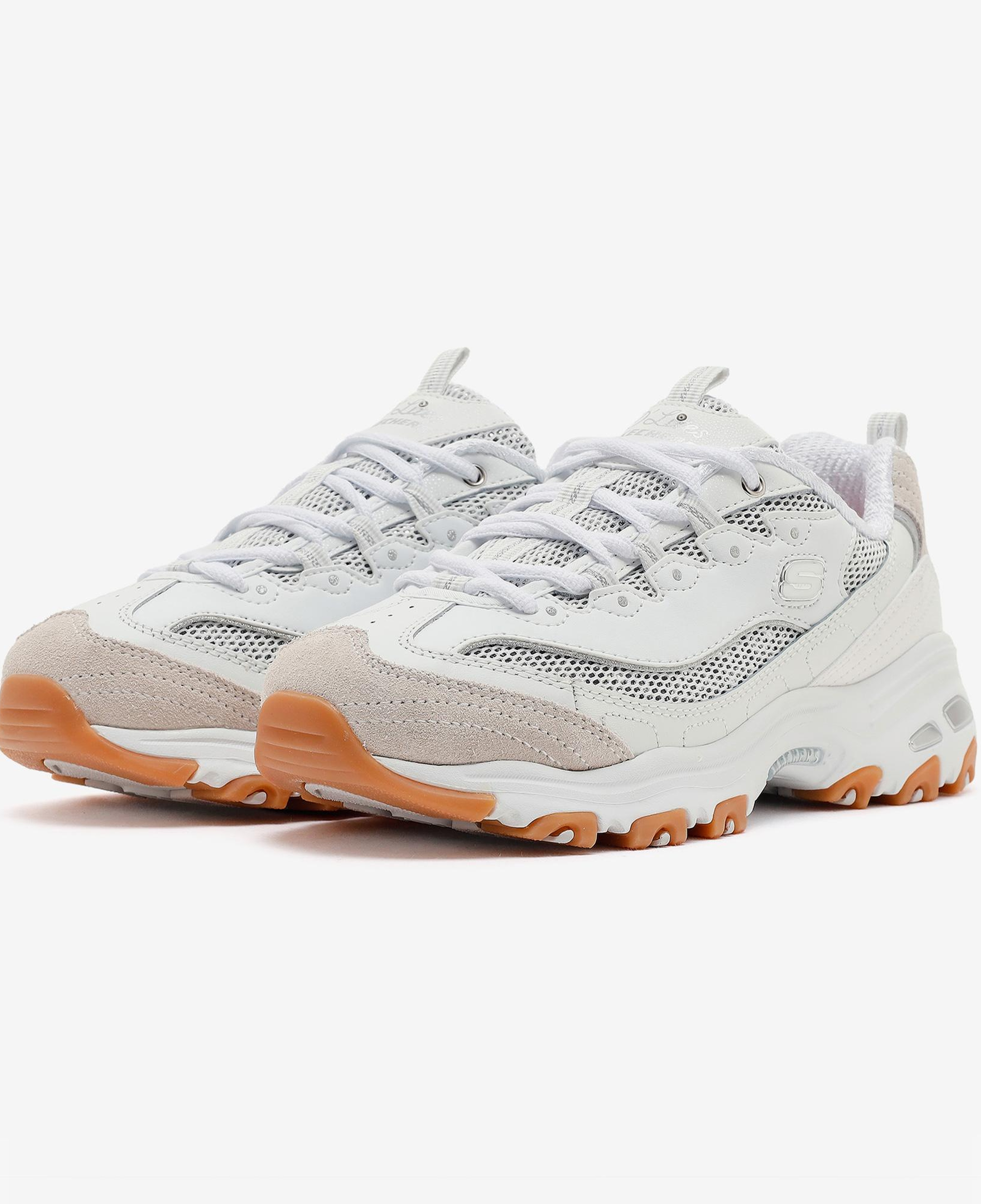 Skechers D'Lites Kadın Beyaz Sneaker