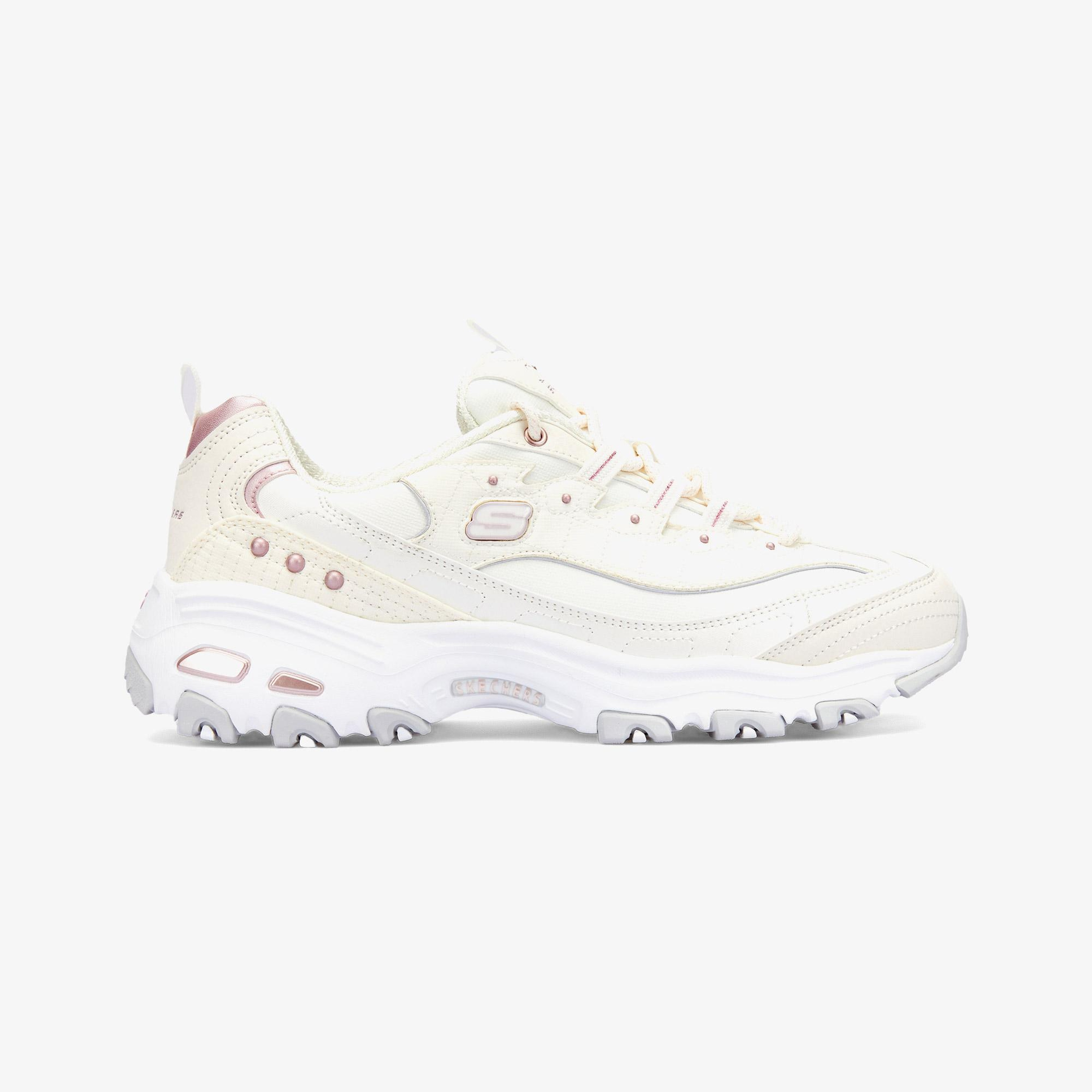 Skechers D'Lites Kadın Beyaz Sneaker
