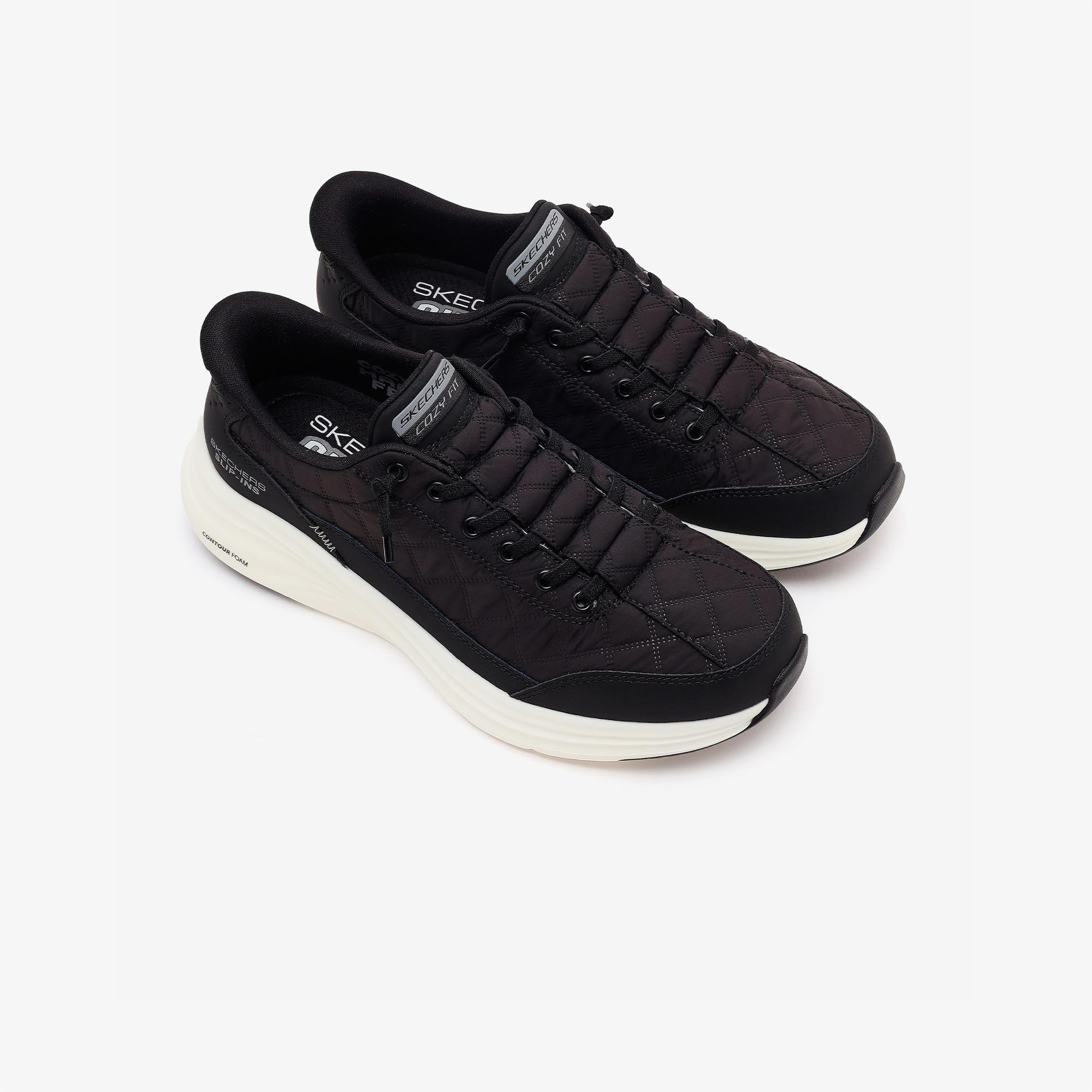 Skechers Contour Foam - Cozy Fit Erkek Siyah Spor Ayakkabı