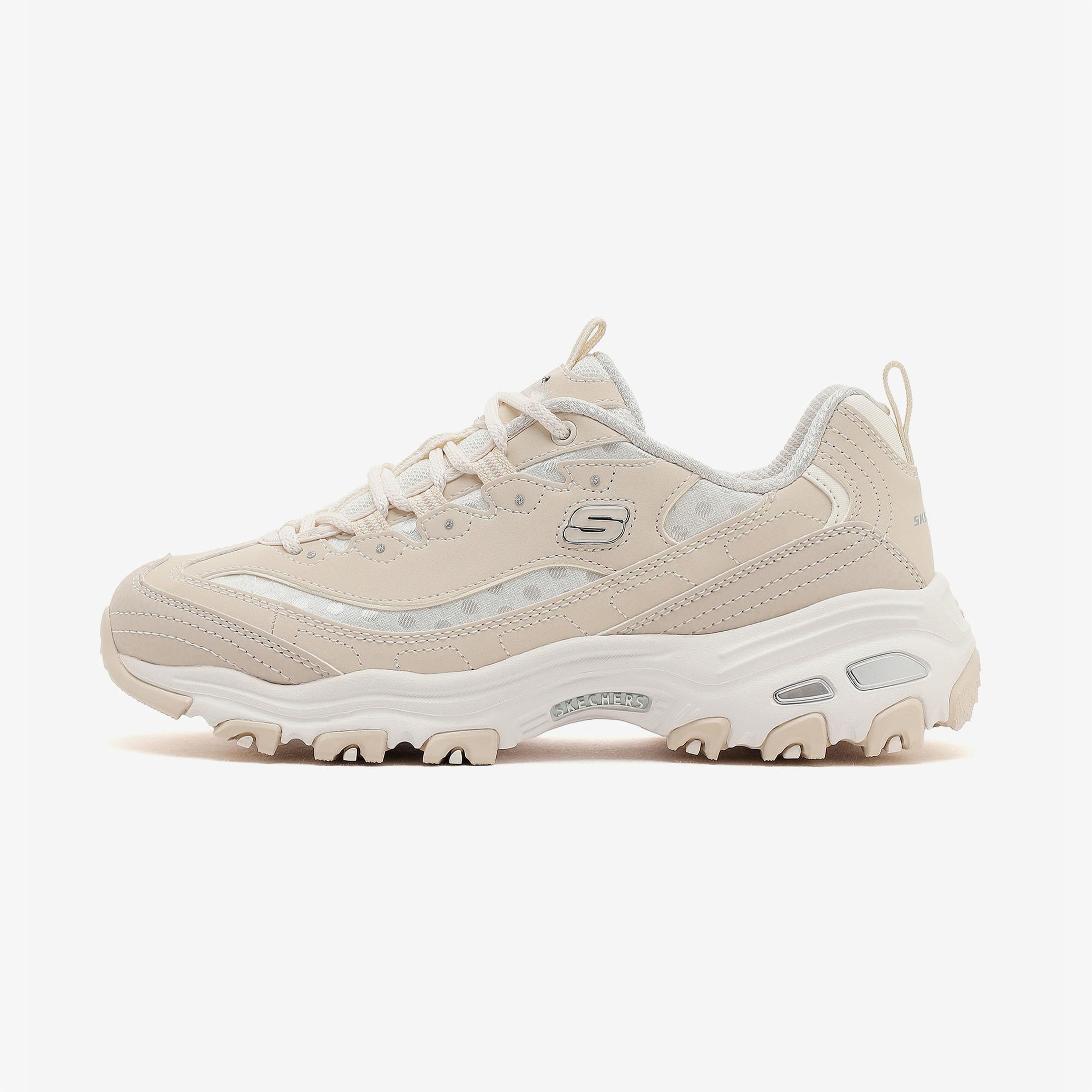 Skechers D'Lites Kadın Beyaz Sneaker