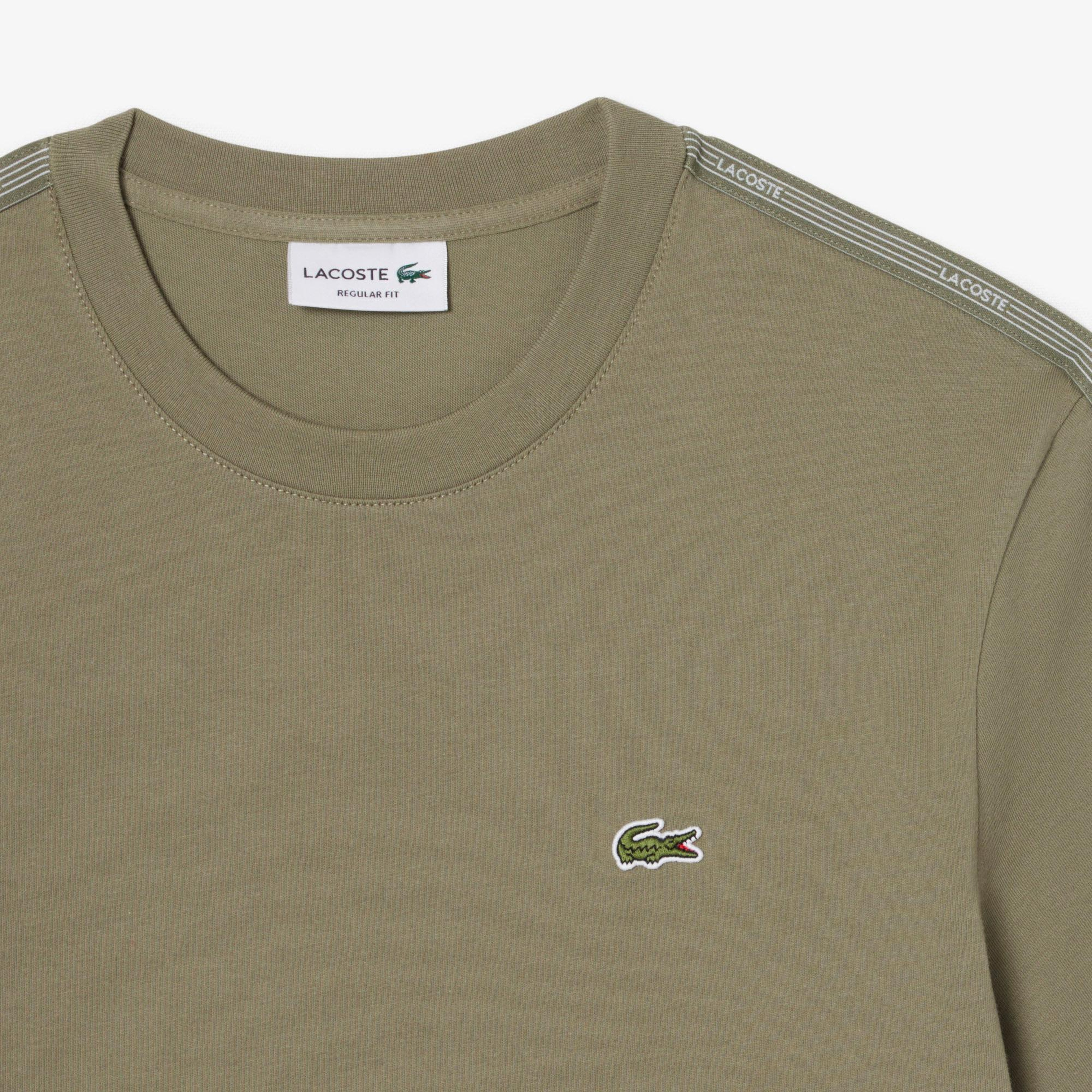 Lacoste Erkek Regular Fit Bisiklet Yaka Haki T-Shirt