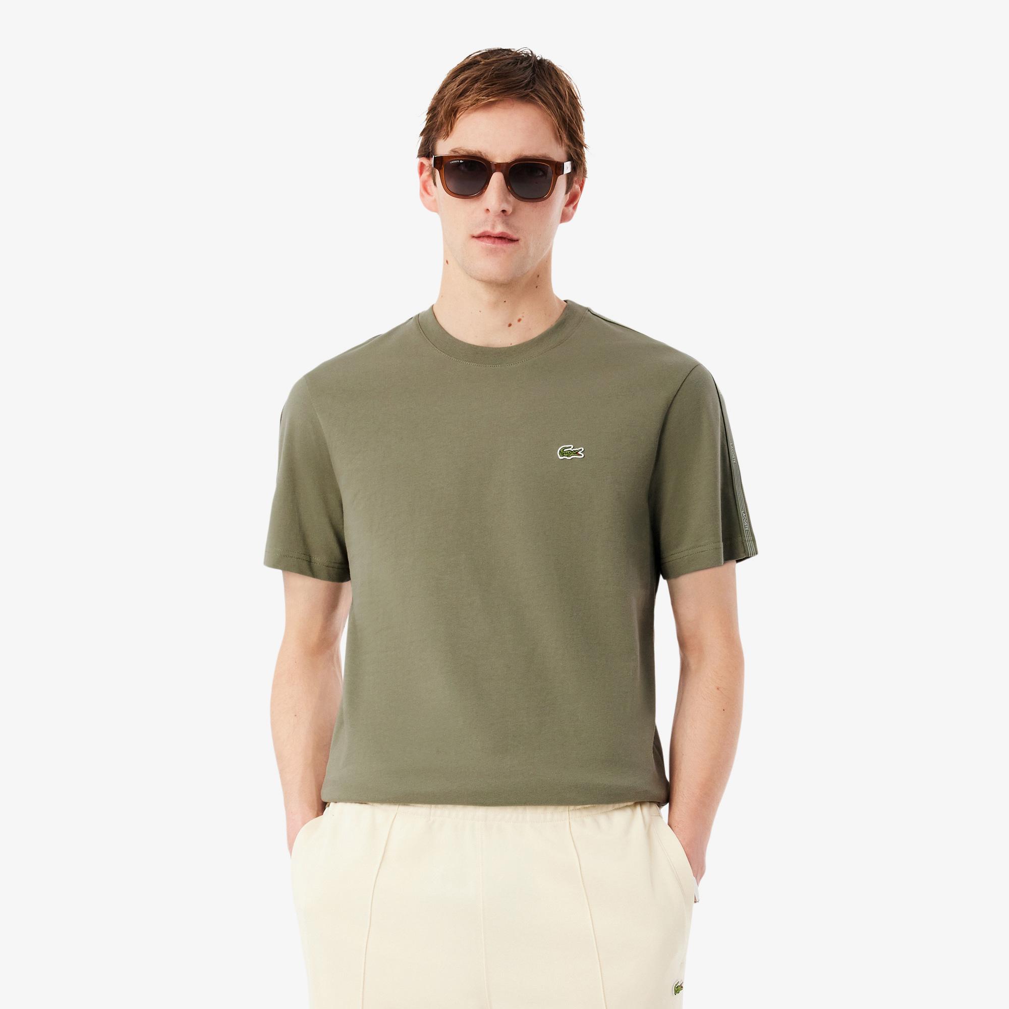 Lacoste Erkek Regular Fit Bisiklet Yaka Haki T-Shirt