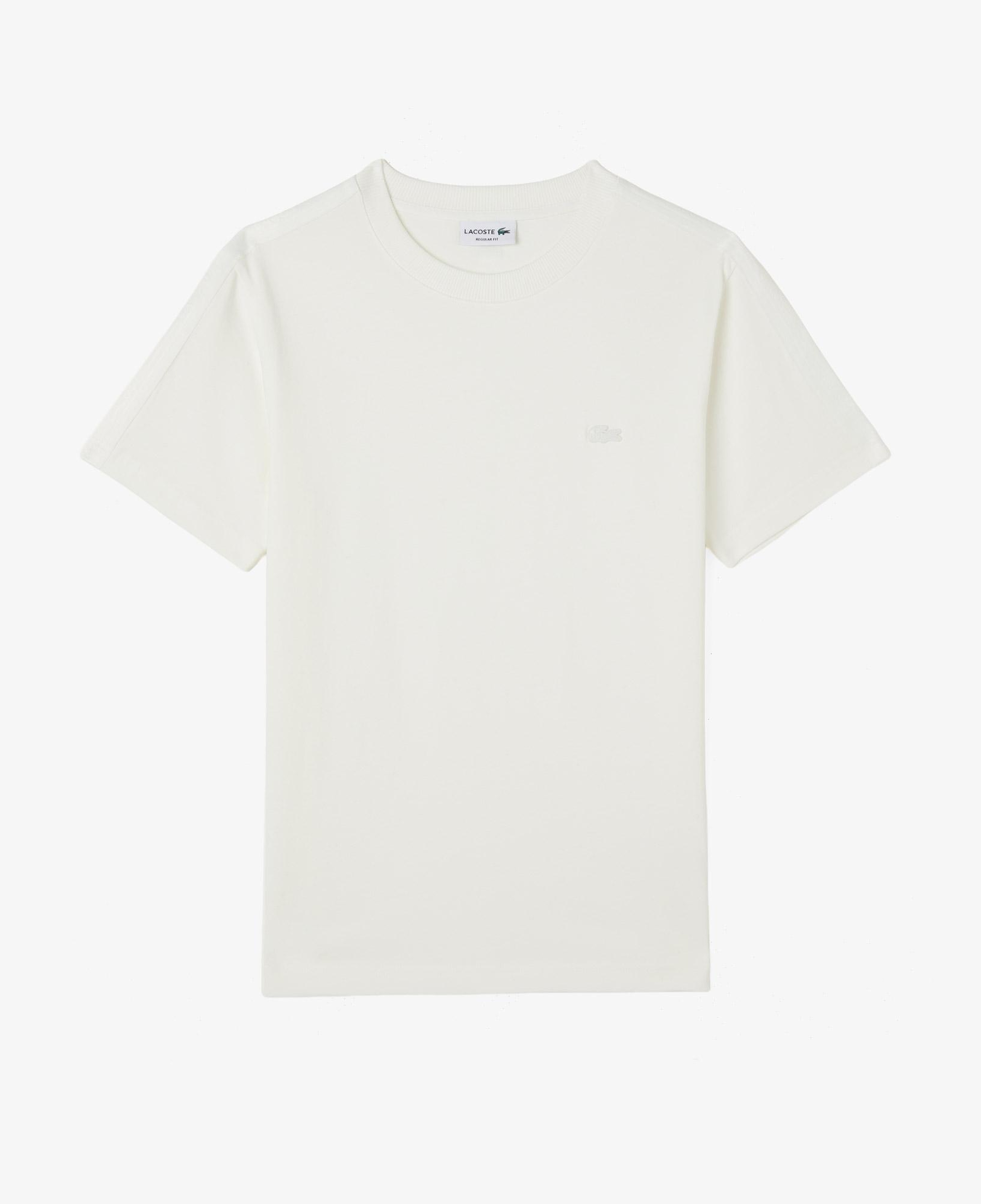 Lacoste Erkek Regular Fit Bisiklet Yaka Krem T-Shirt