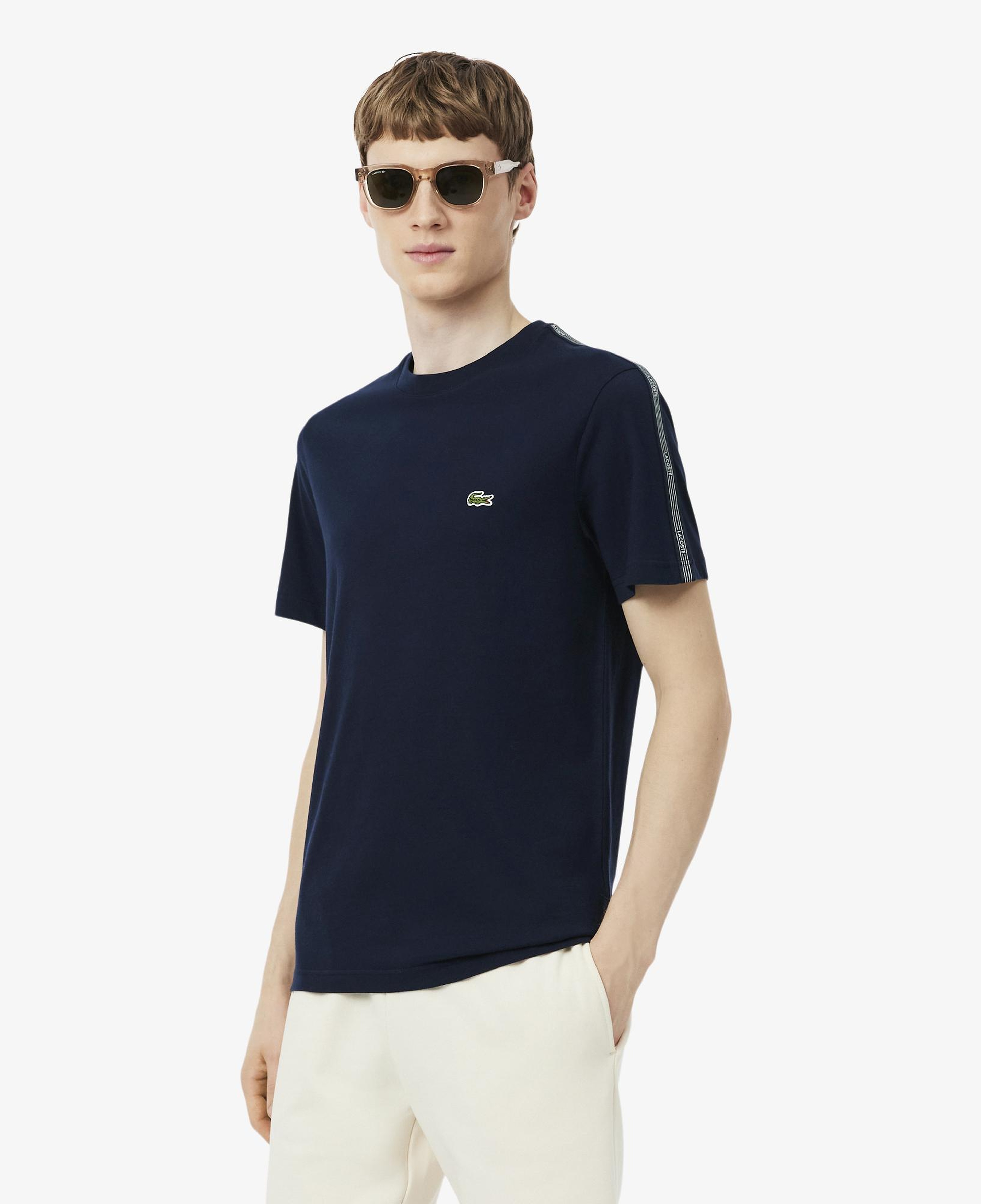 Lacoste Erkek Regular Fit Bisiklet Yaka Lacivert T-Shirt