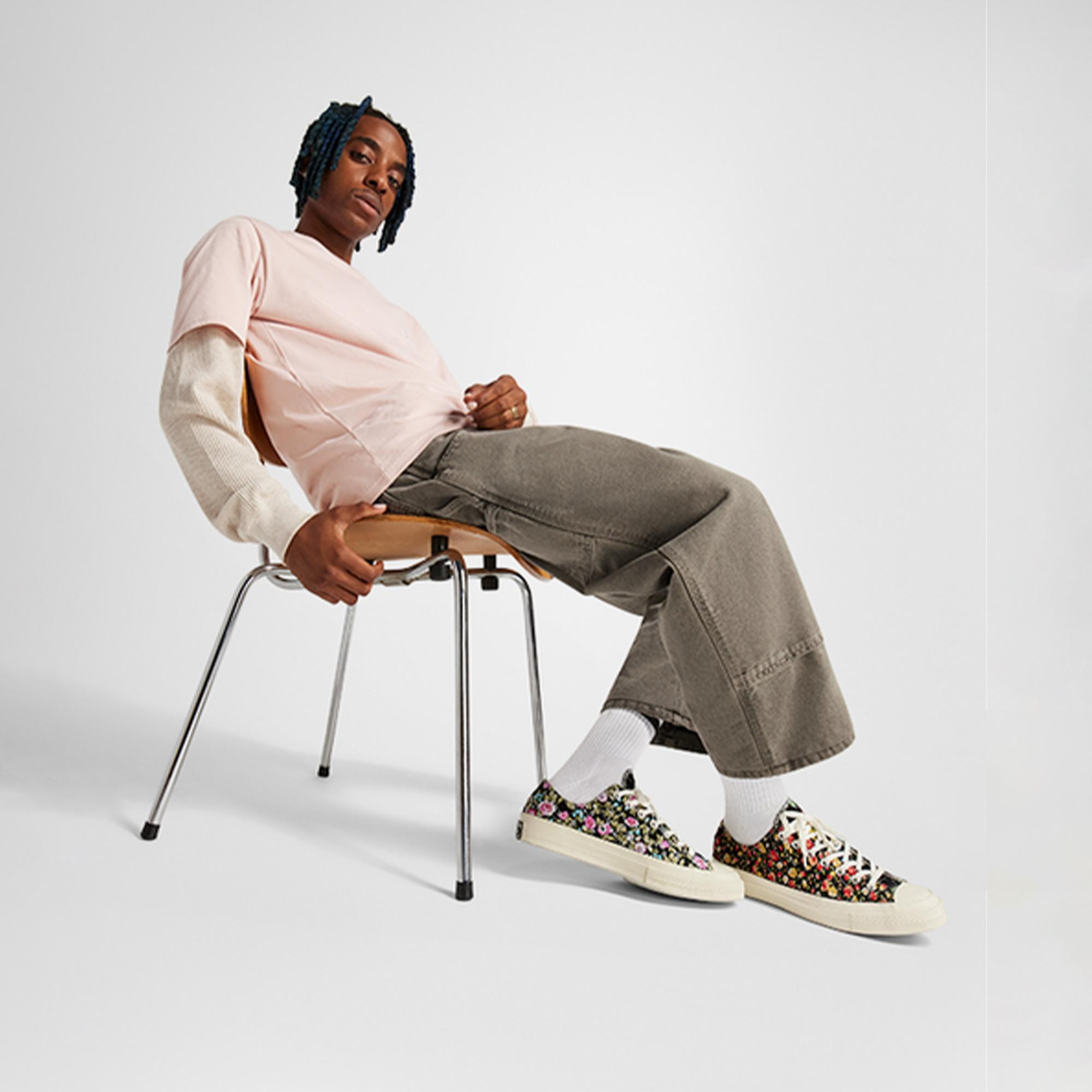 Converse Beyond Retro Upcycled Floral Chuck 70 Kadın Renkli Sneaker