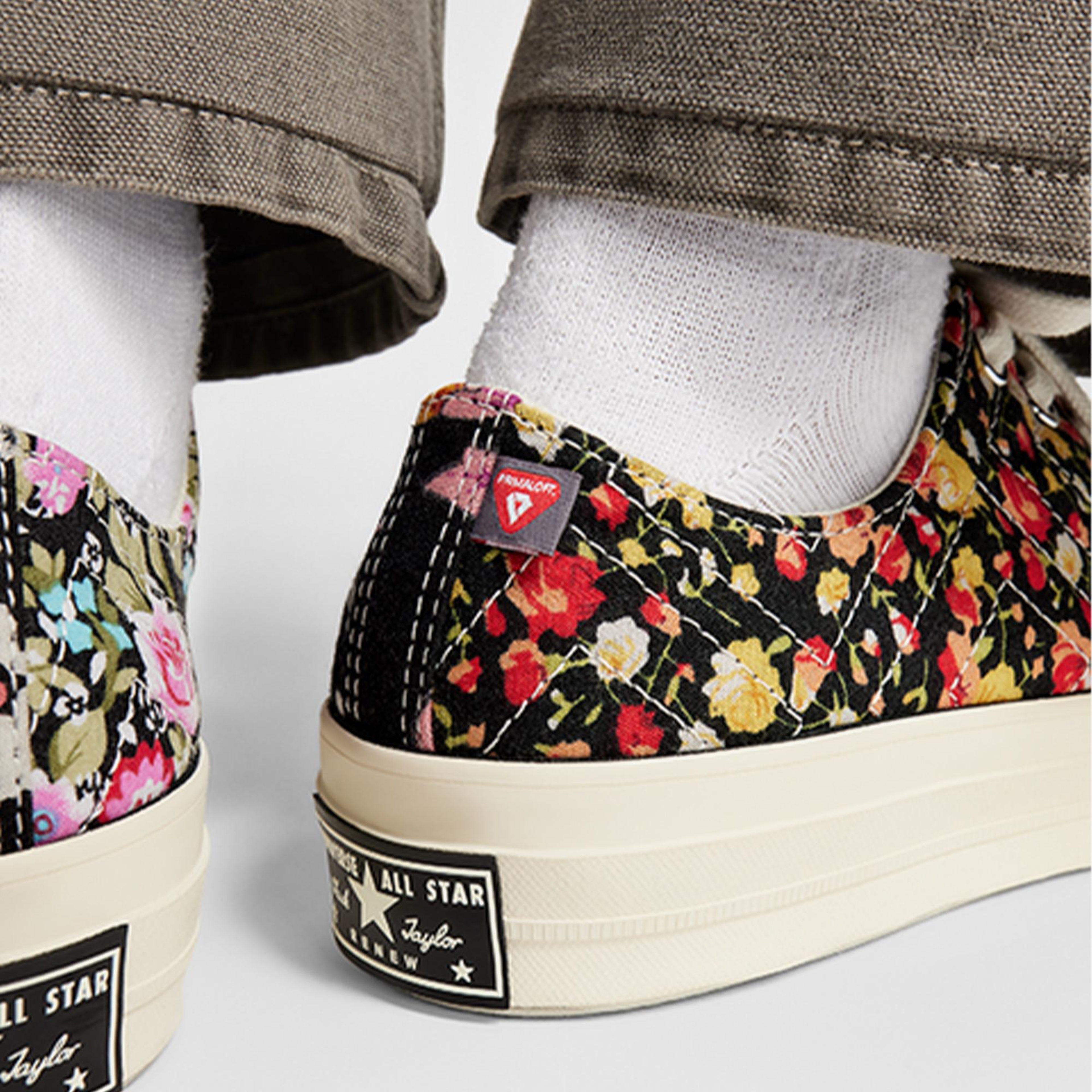 Converse Beyond Retro Upcycled Floral Chuck 70 Kadın Renkli Sneaker