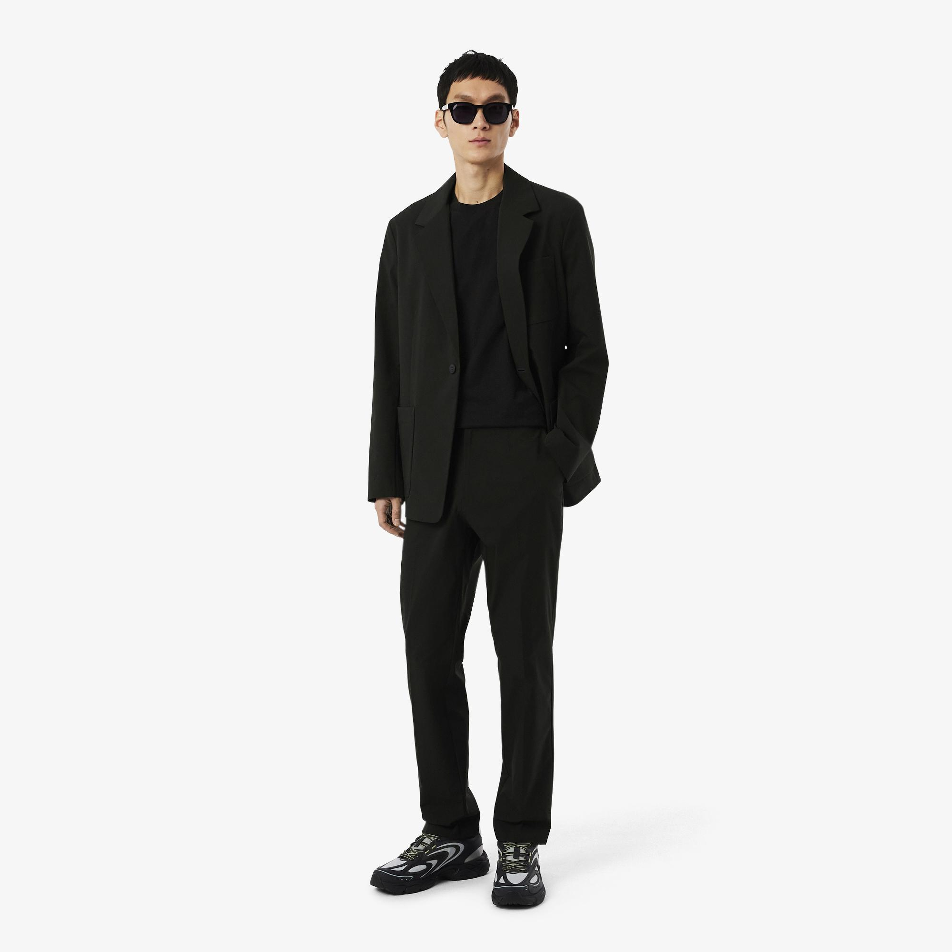 Lacoste Erkek Regular Fit Bisiklet Yaka Siyah T-Shirt