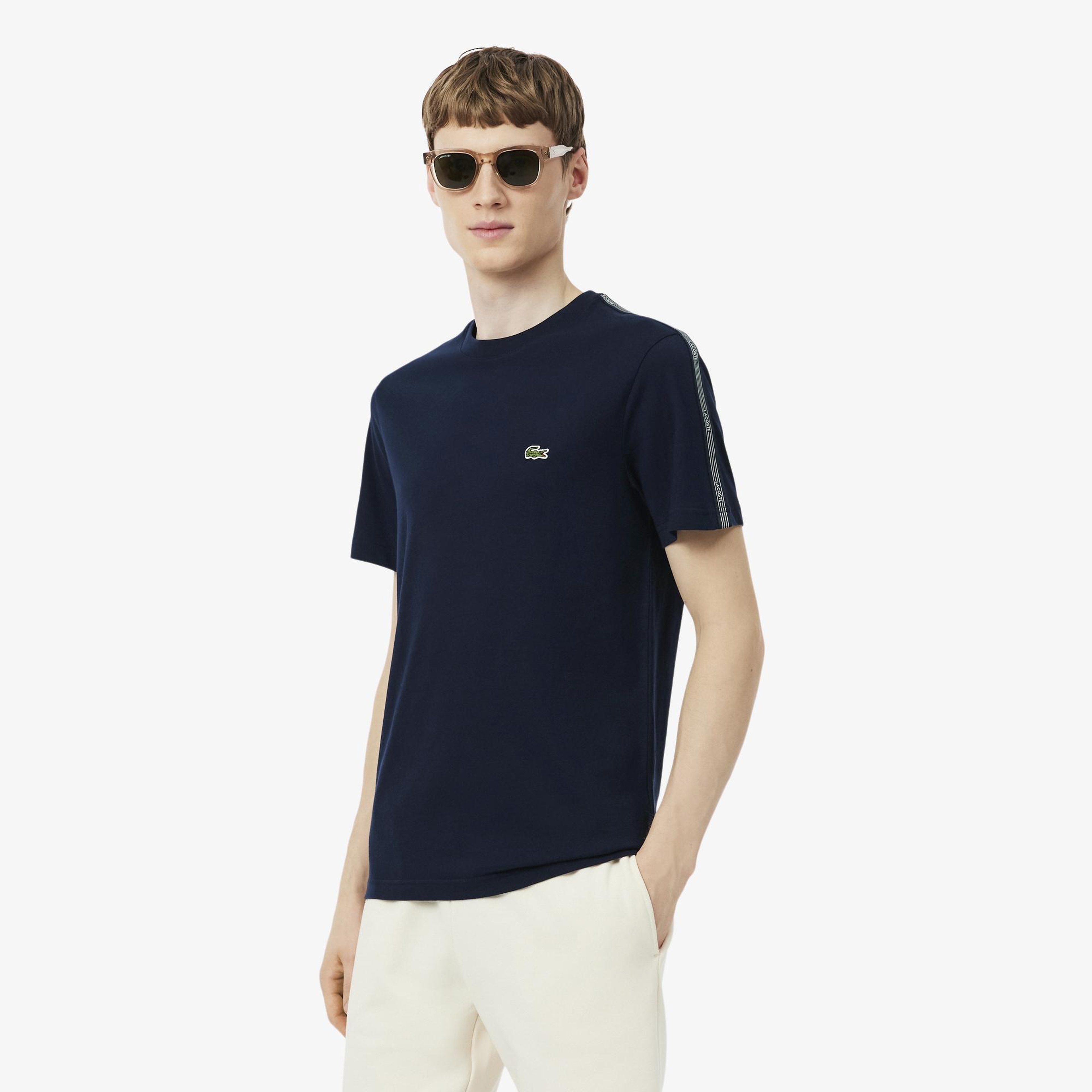 Lacoste Erkek Regular Fit Bisiklet Yaka Lacivert T-Shirt