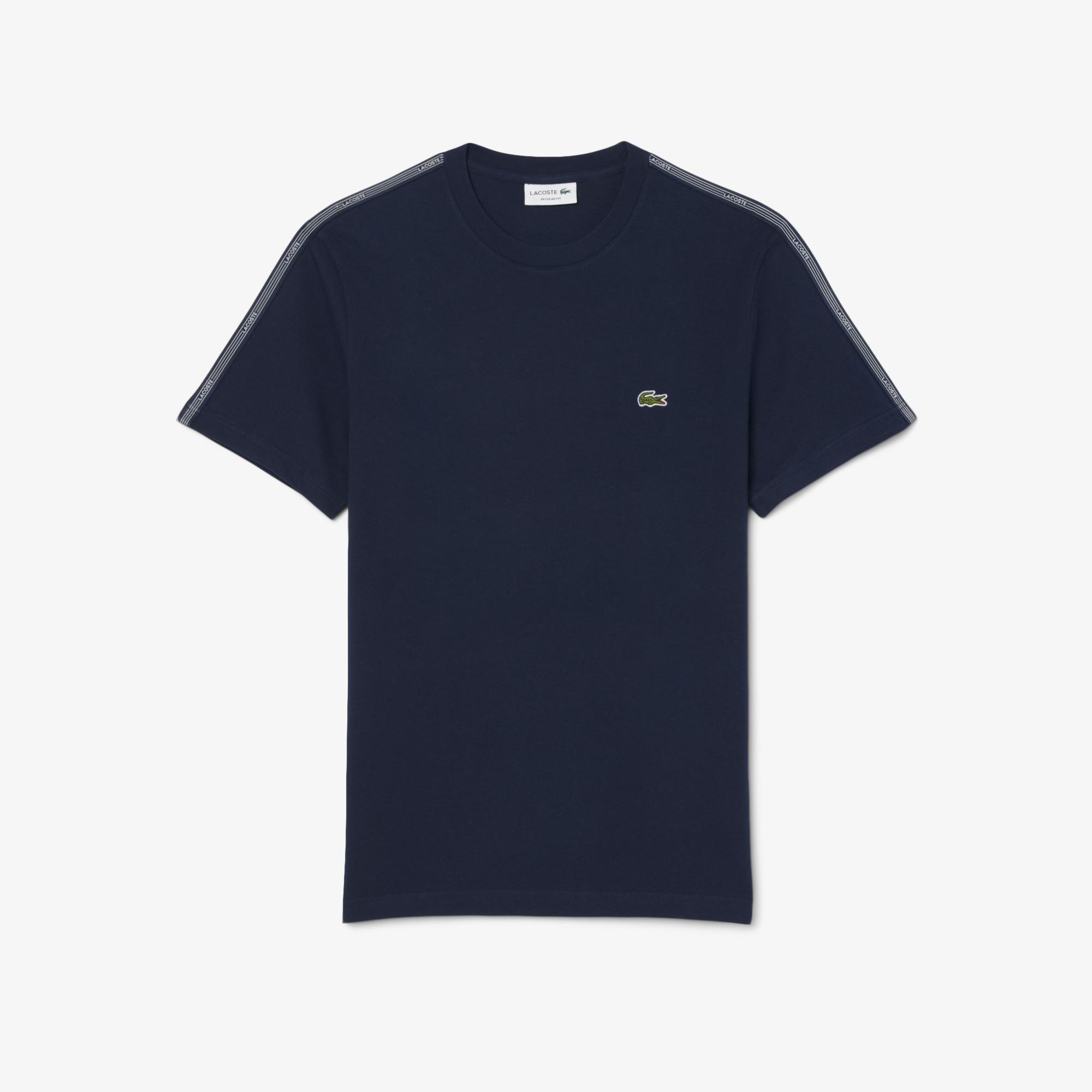 Lacoste Erkek Regular Fit Bisiklet Yaka Lacivert T-Shirt