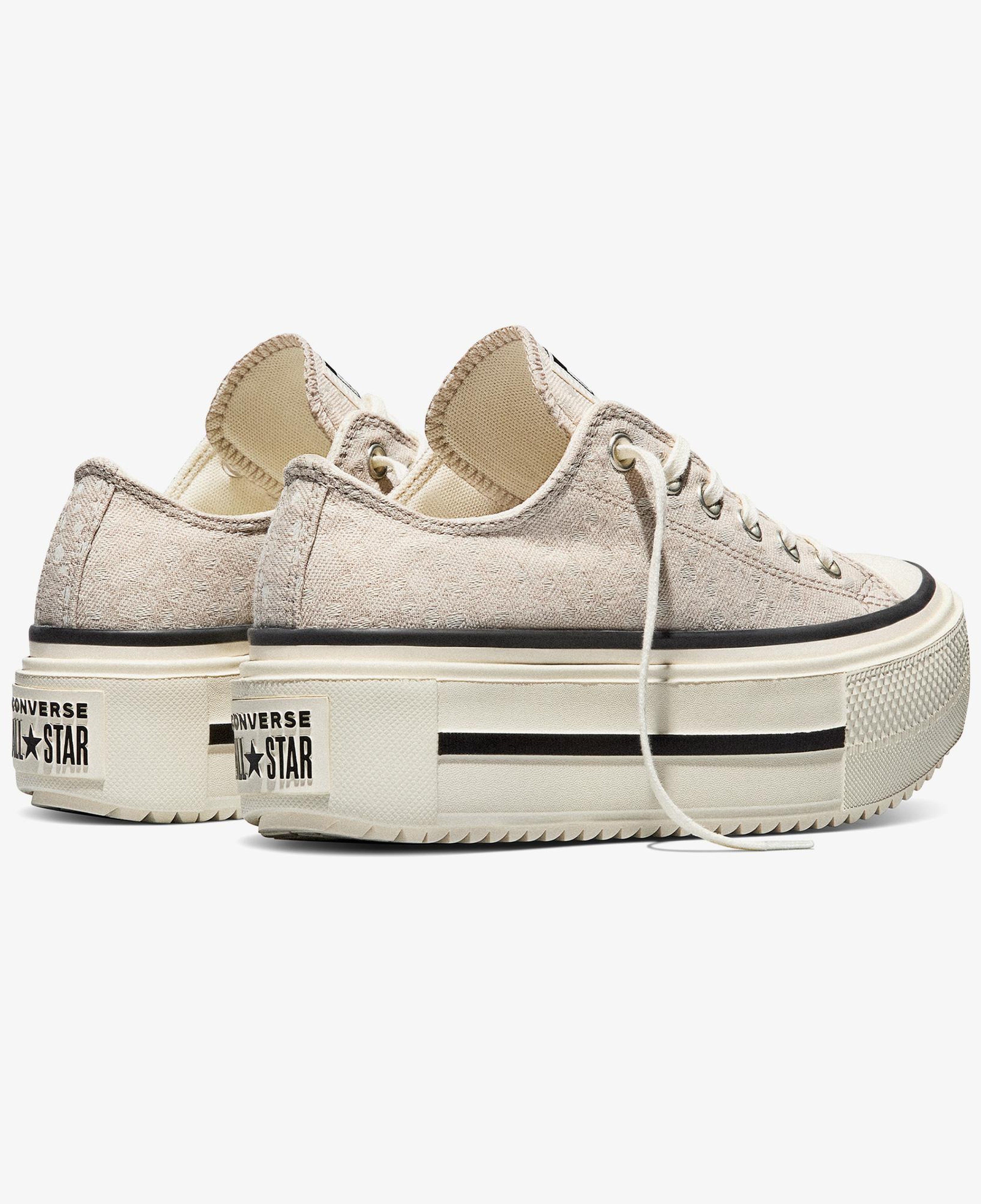 Converse Chuck Taylor All Star Lift Double Stack Unisex Bej Sneaker