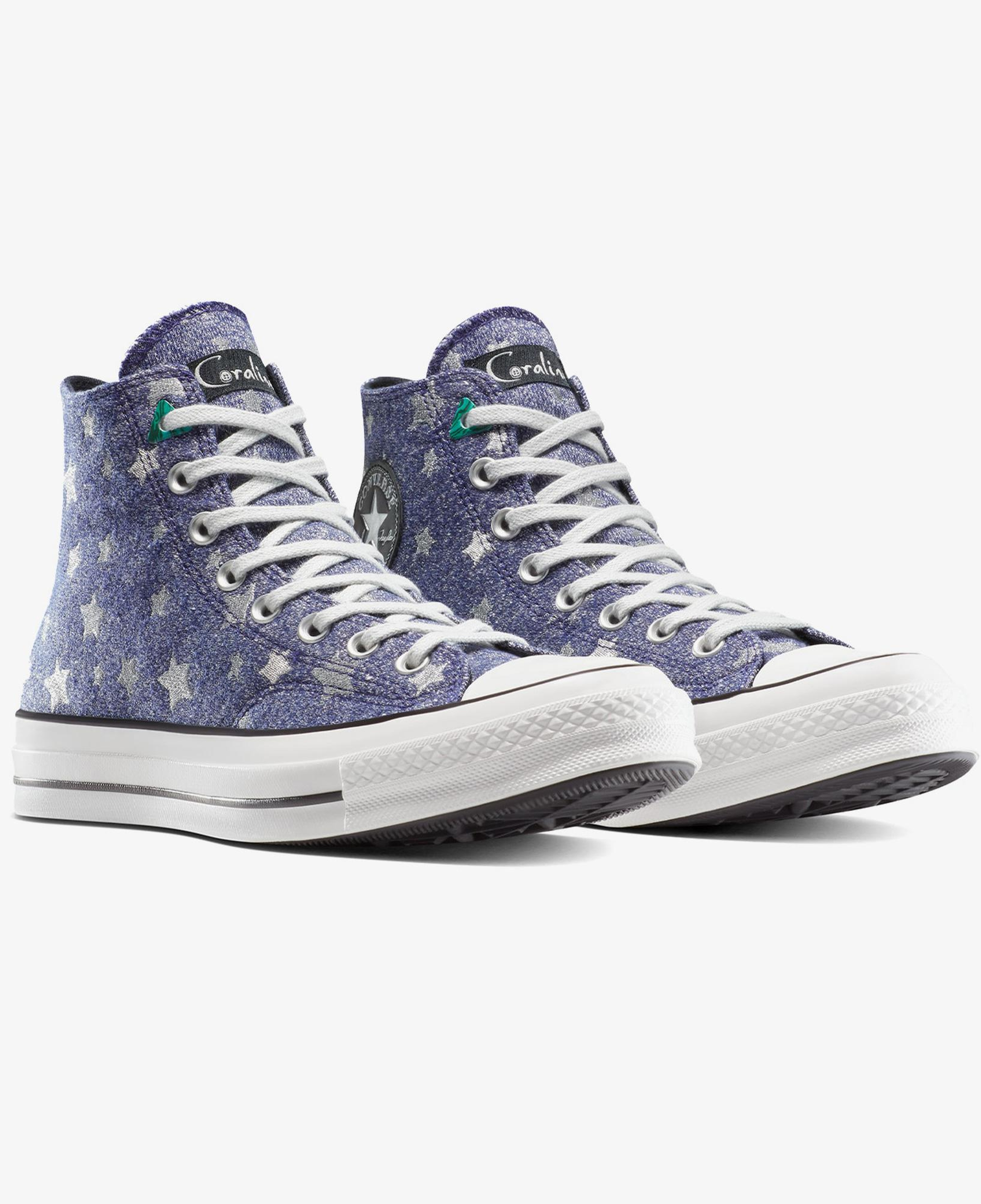 Converse x Coraline Chuck 70 Unisex Lacivert Sneaker
