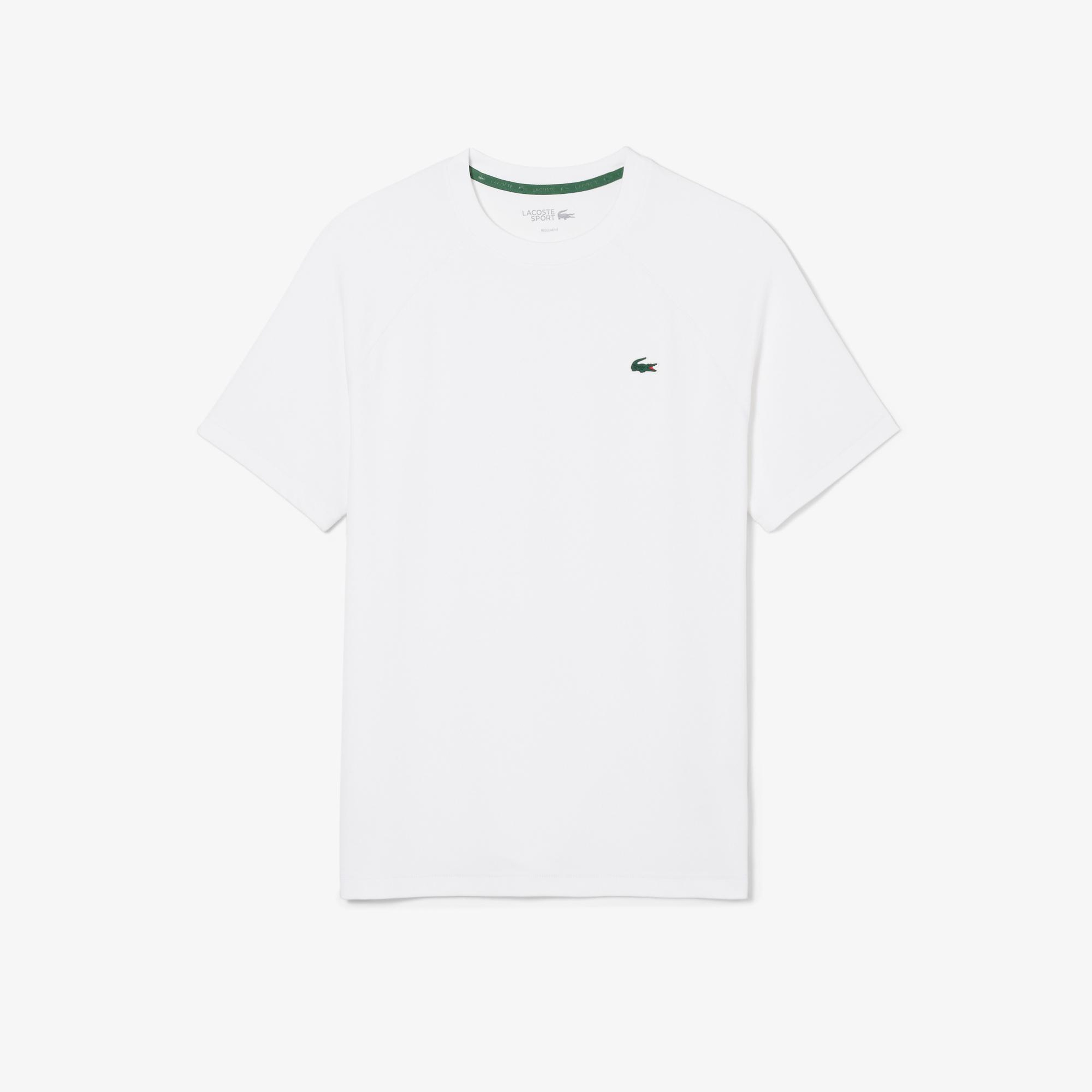 Lacoste Erkek Regular Fit Bisiklet Yaka Beyaz T-Shirt