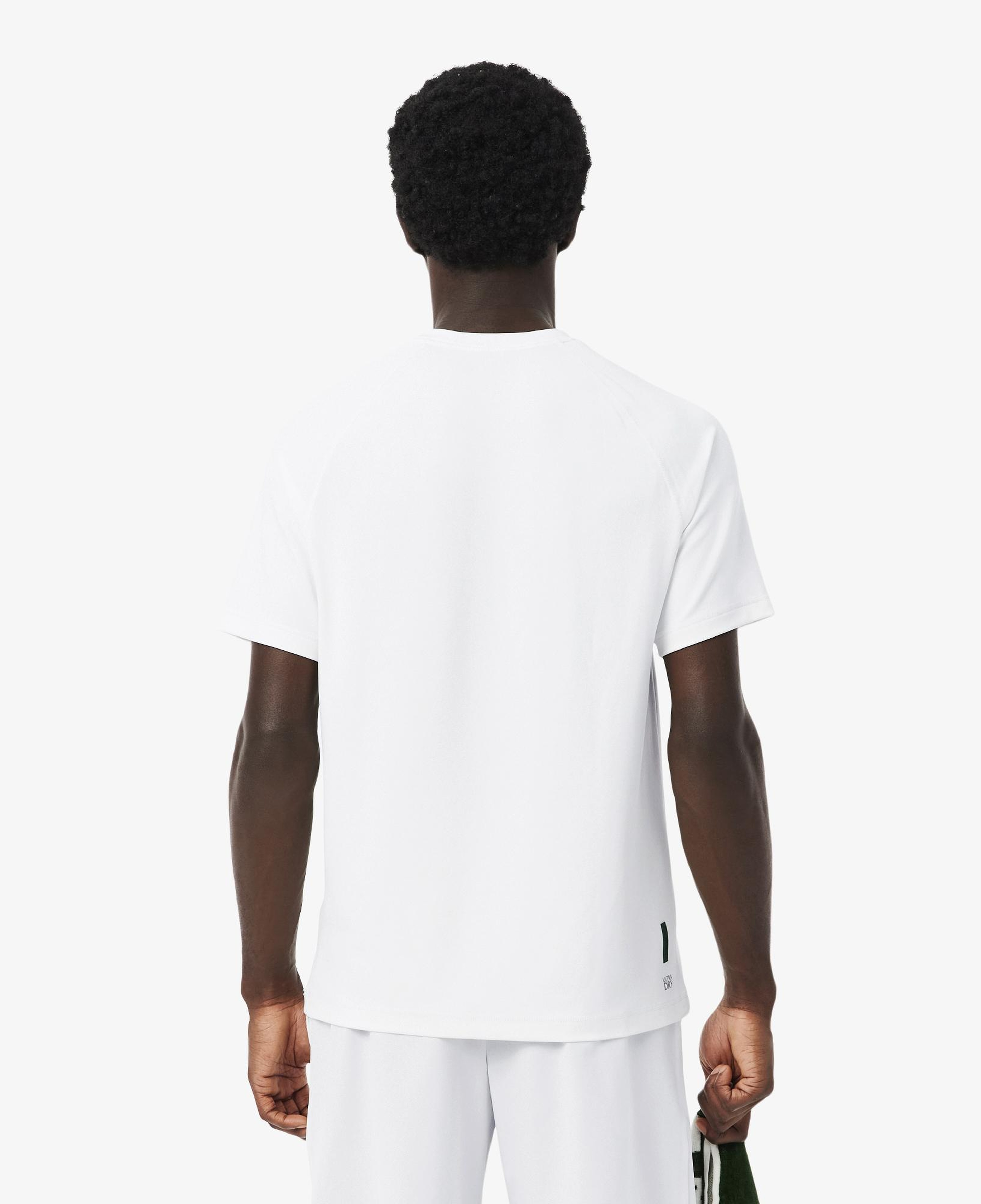 Lacoste Erkek Regular Fit Bisiklet Yaka Beyaz T-Shirt