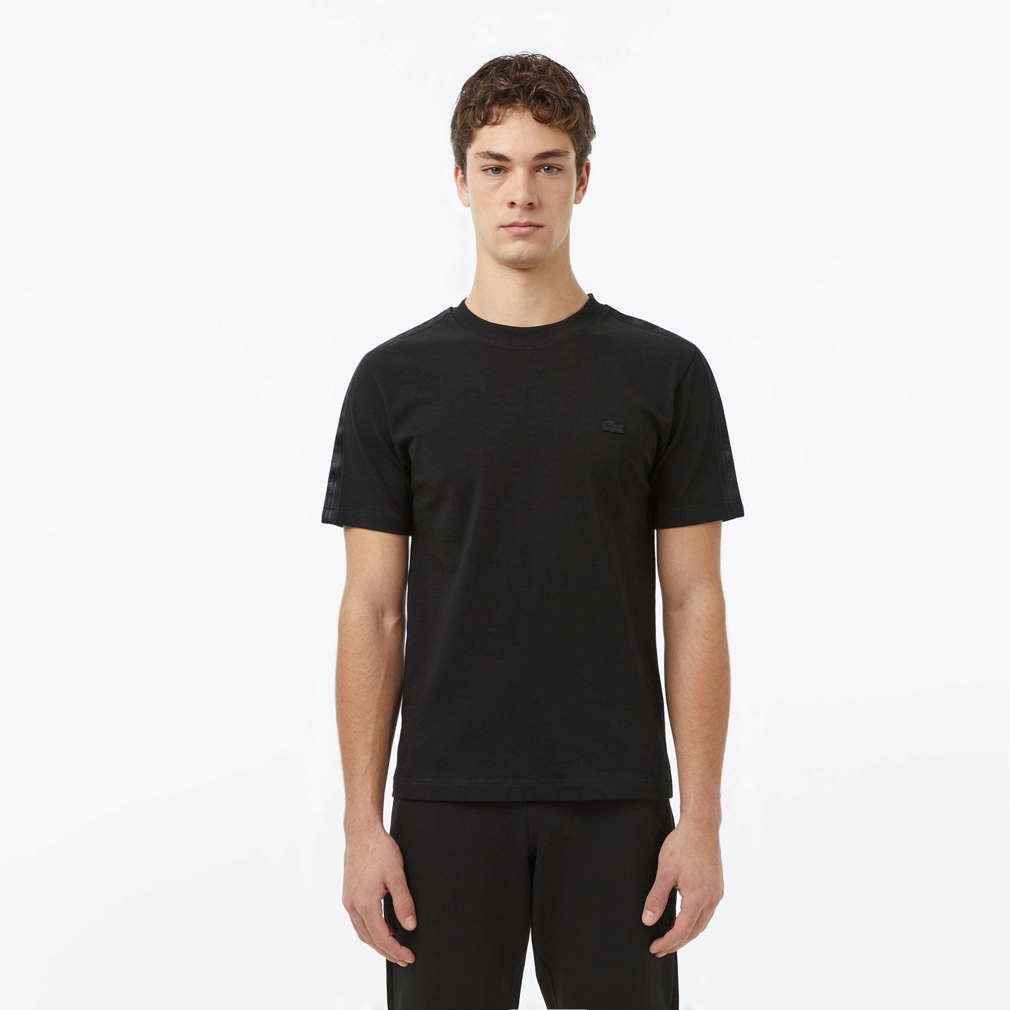 Lacoste Erkek Regular Fit Bisiklet Yaka Siyah T-Shirt