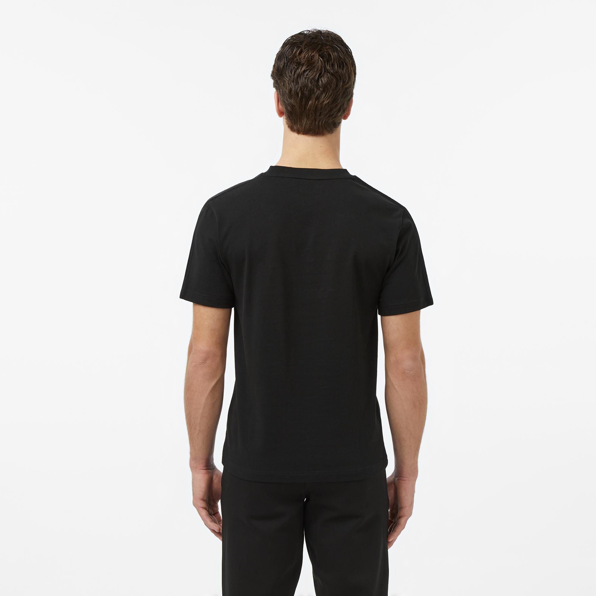 Lacoste Erkek Regular Fit Bisiklet Yaka Siyah T-Shirt