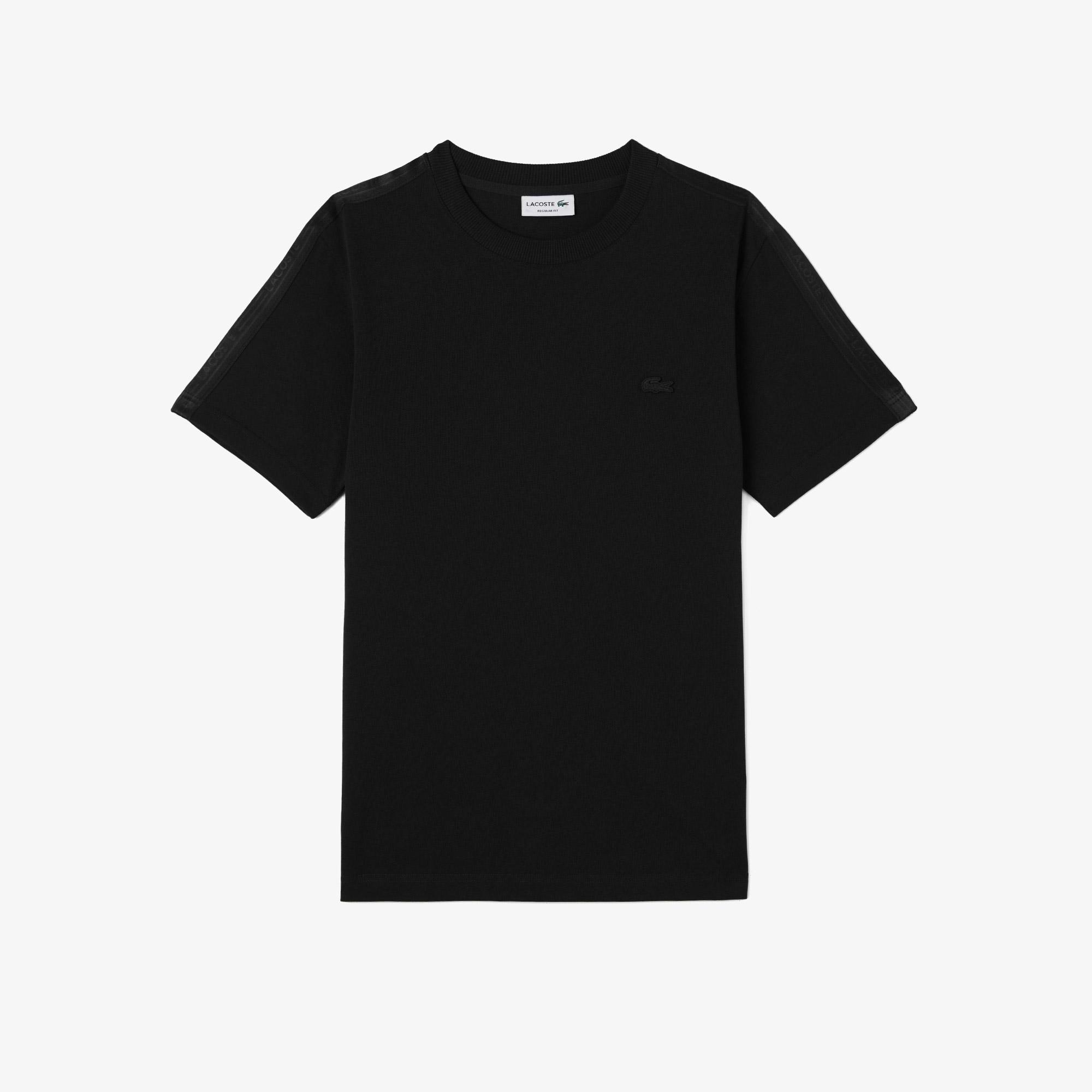 Lacoste Erkek Regular Fit Bisiklet Yaka Siyah T-Shirt
