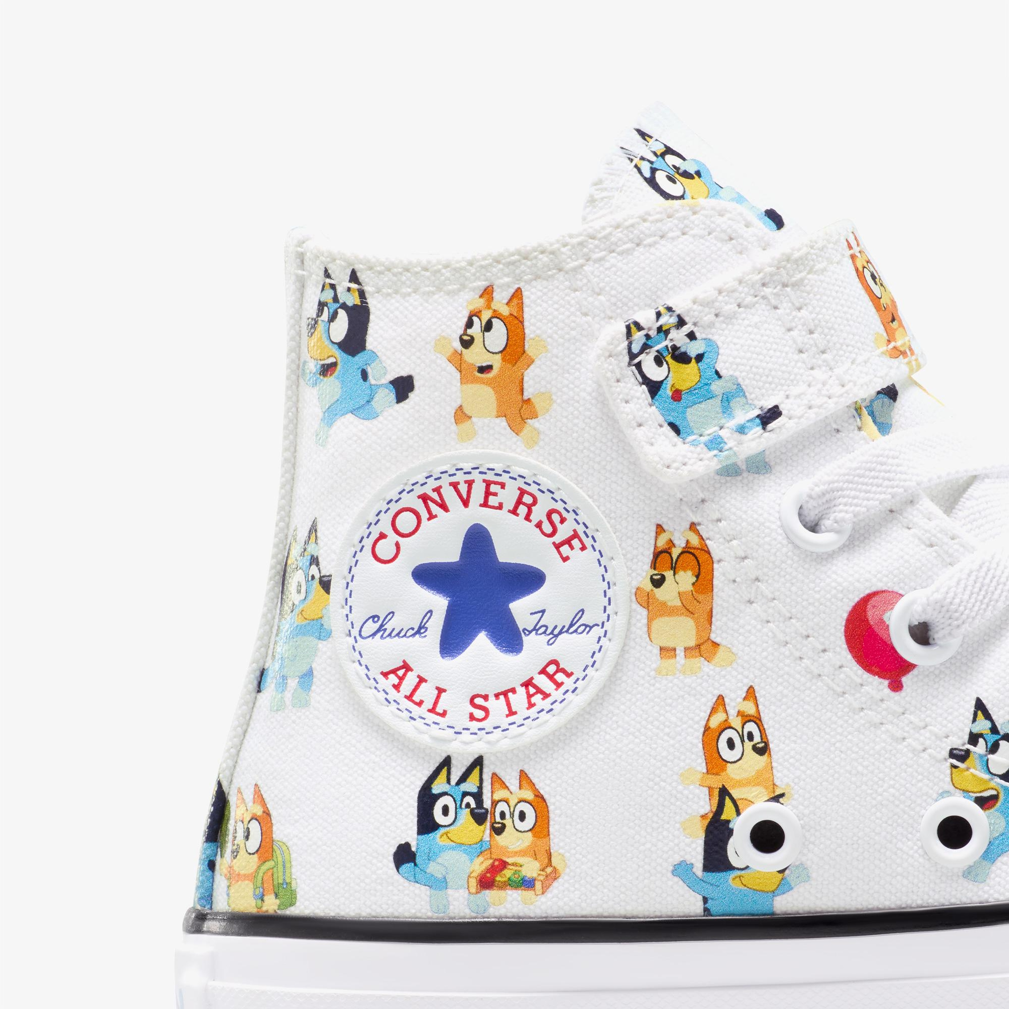 Converse x Bluey Chuck Taylor All Star 1V Çocuk Beyaz Sneaker
