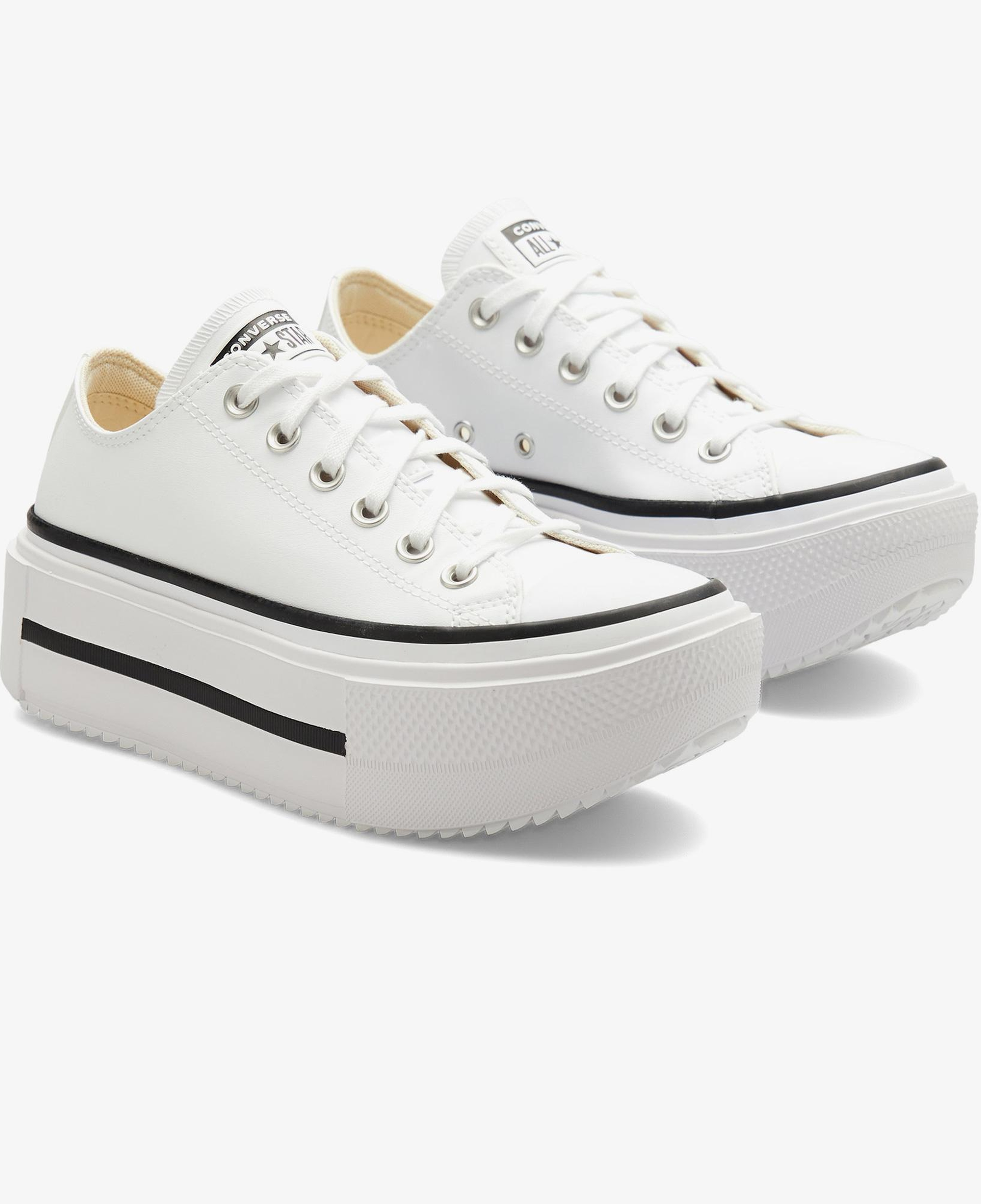 Converse Chuck Taylor All Star Lift Double Stack Unisex Beyaz Sneaker