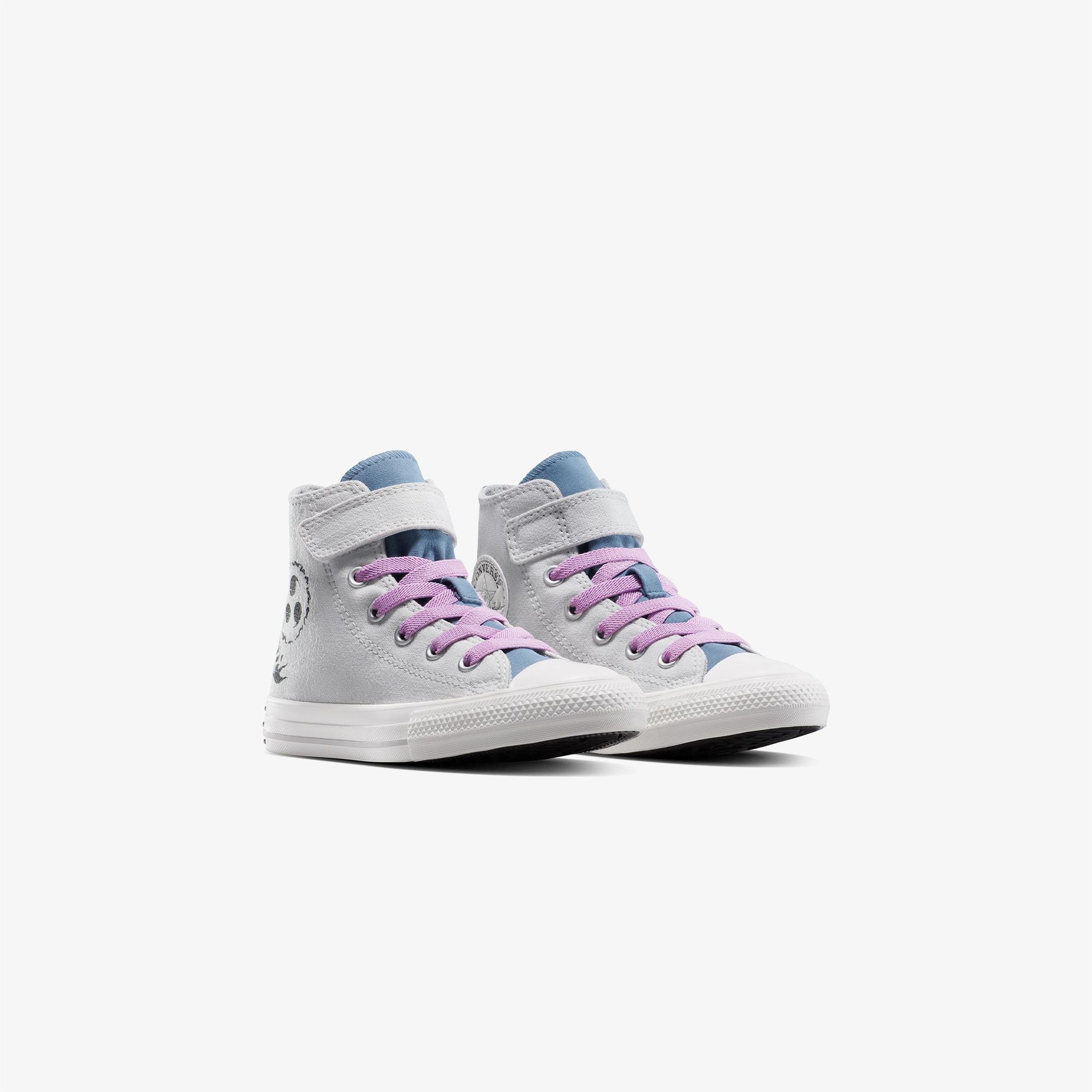 Converse x Naruto Çocuk Gri Chuck Taylor All Star Sneaker