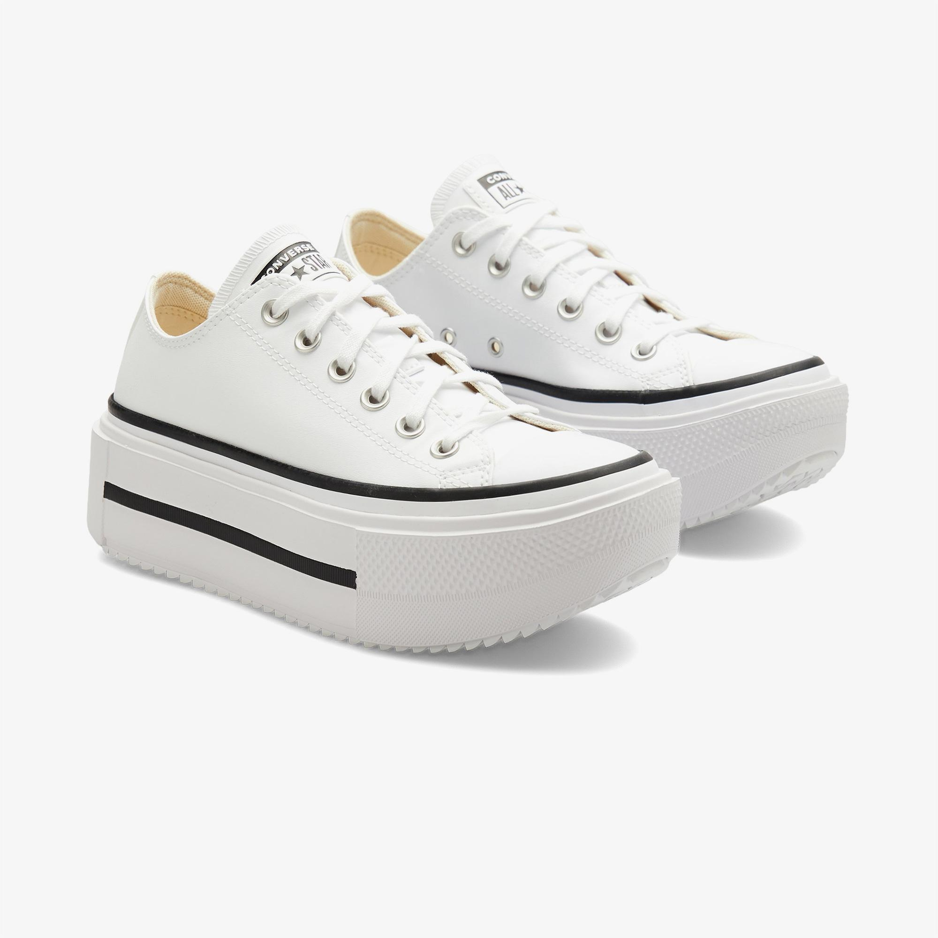 Converse Chuck Taylor All Star Lift Double Stack Unisex Beyaz Sneaker