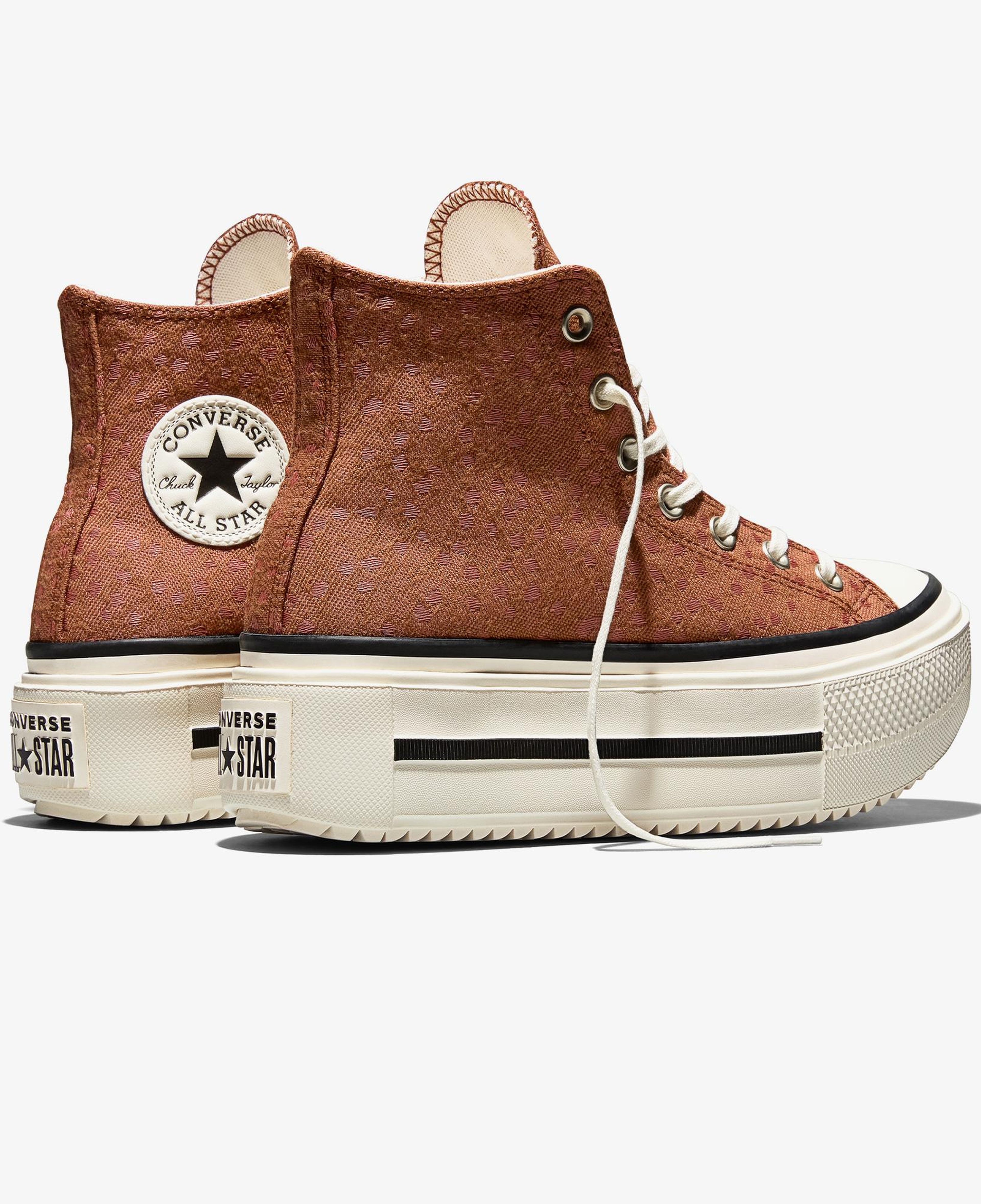 Converse Chuck Taylor All Star Lift Double Stack Unisex Kahverengi Sneaker