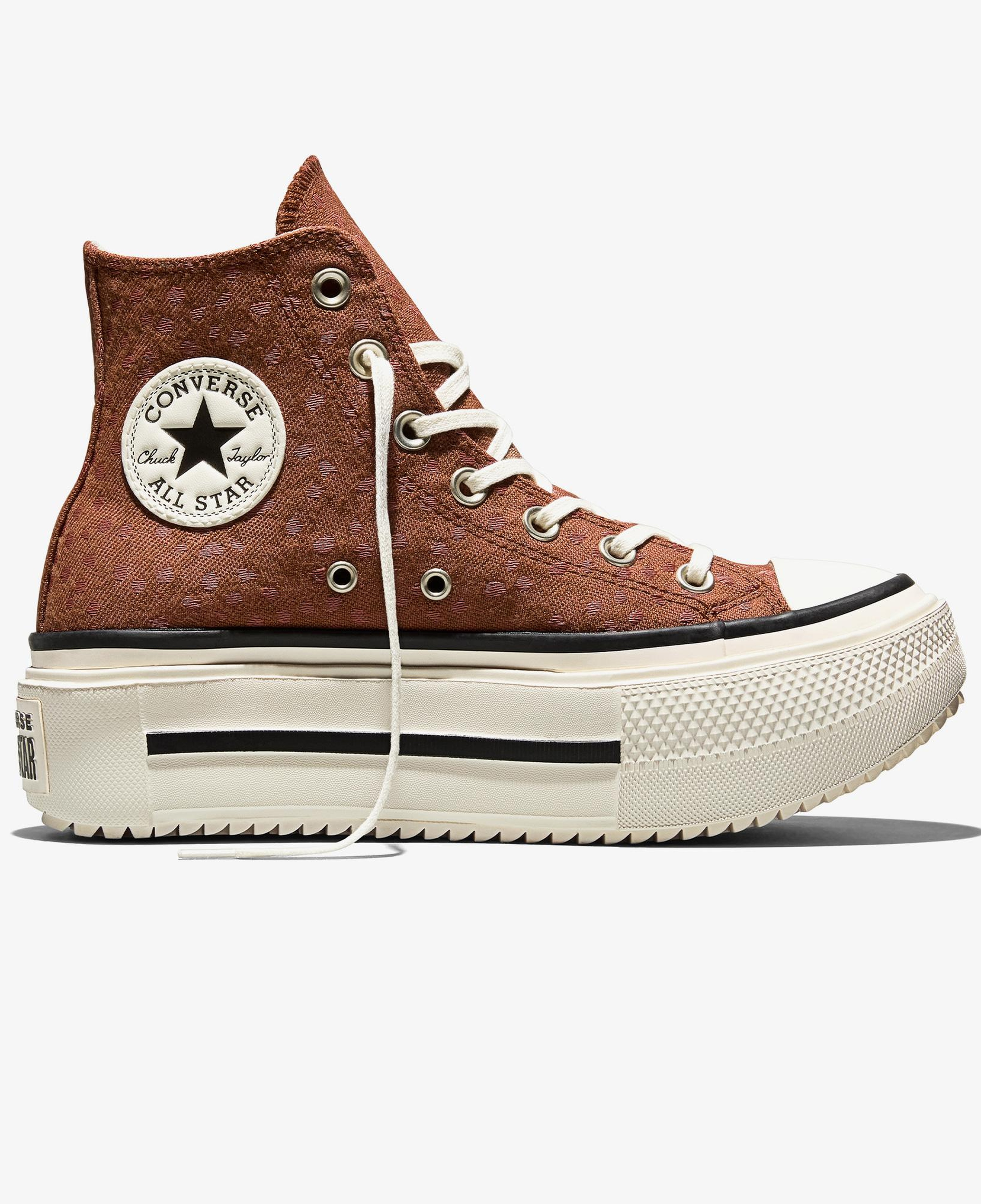 Converse Chuck Taylor All Star Lift Double Stack Unisex Kahverengi Sneaker