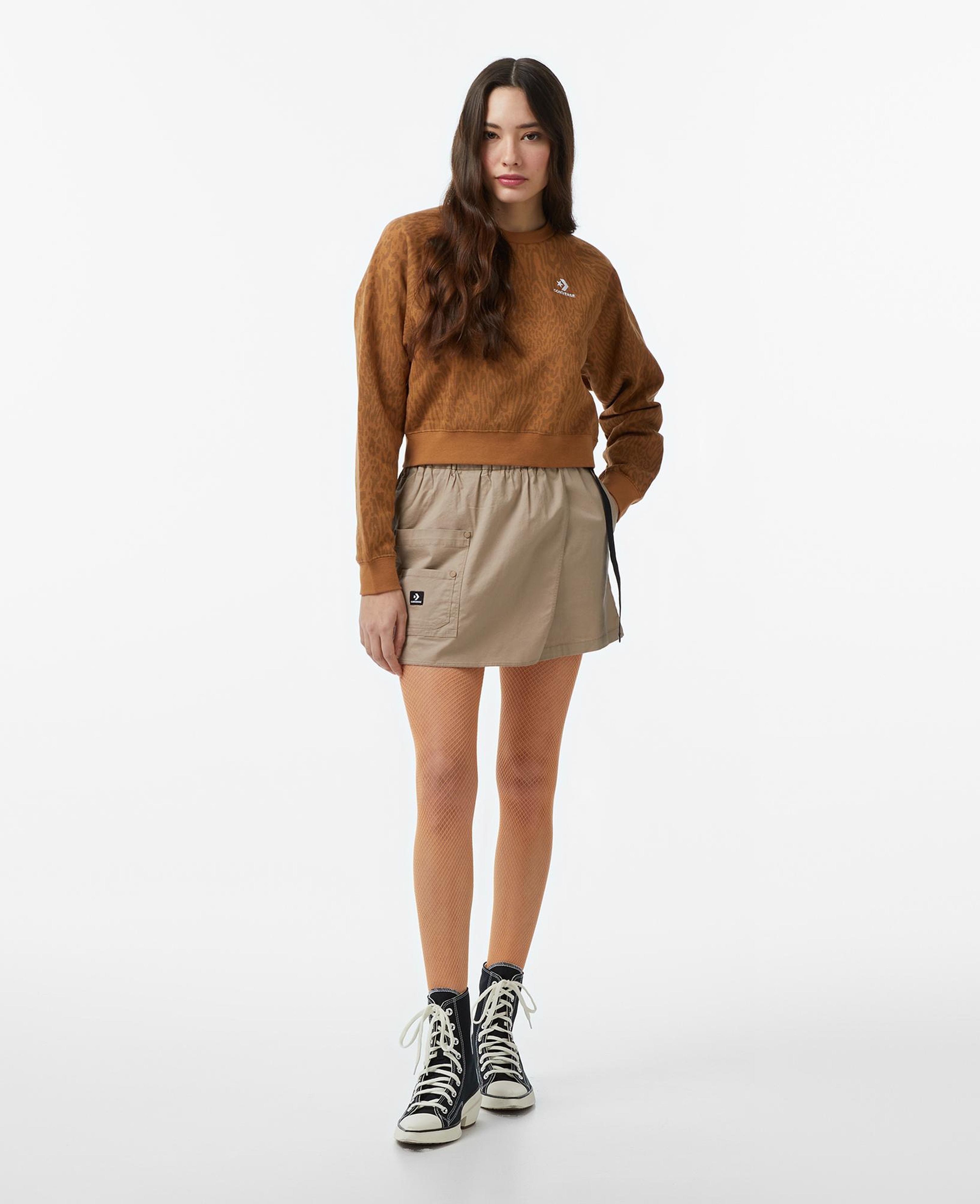 Converse Kadın Kahverengi Sweatshirt