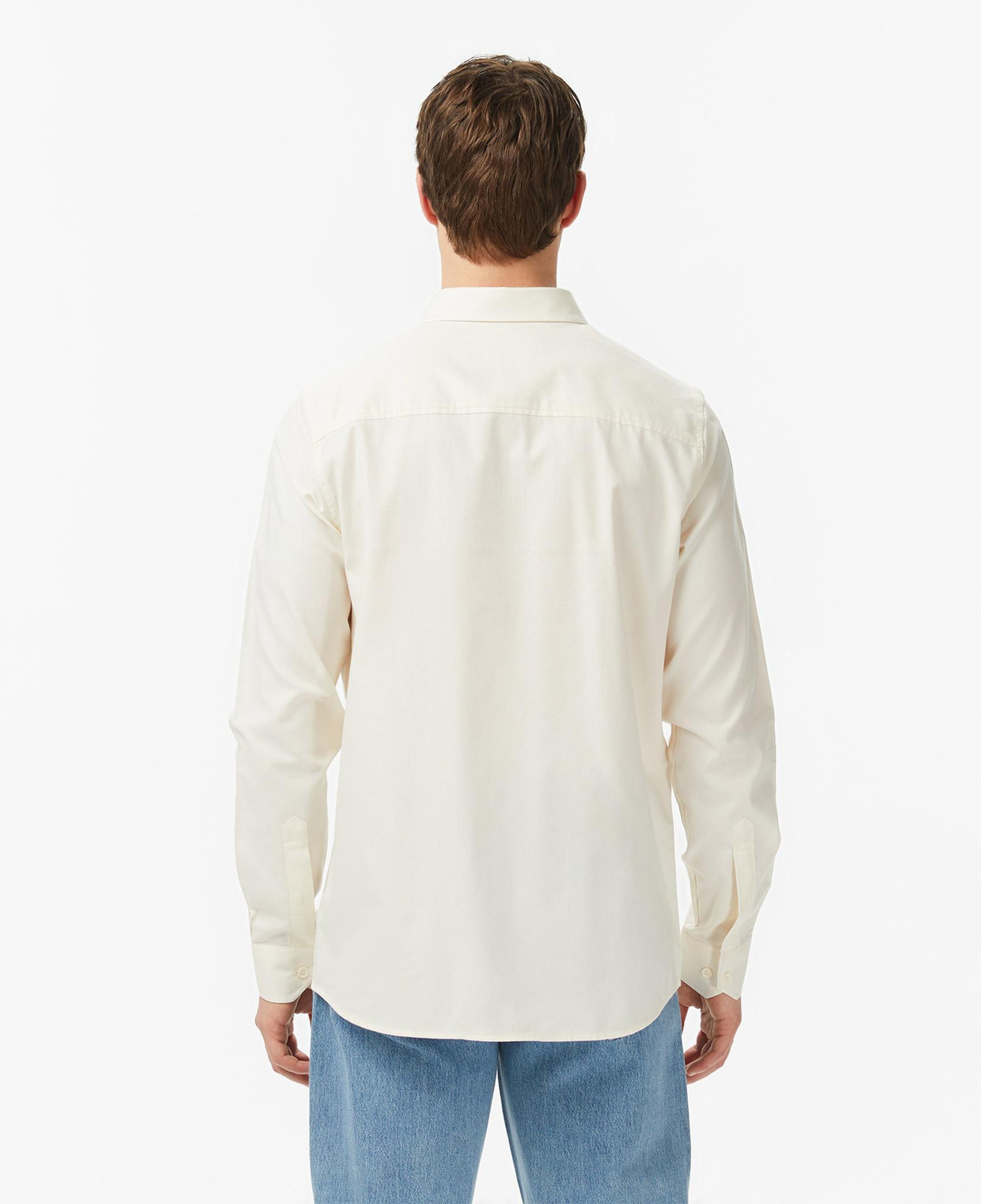 Lacoste Erkek Slim Fit Düğmeli Yaka Bej Gömlek